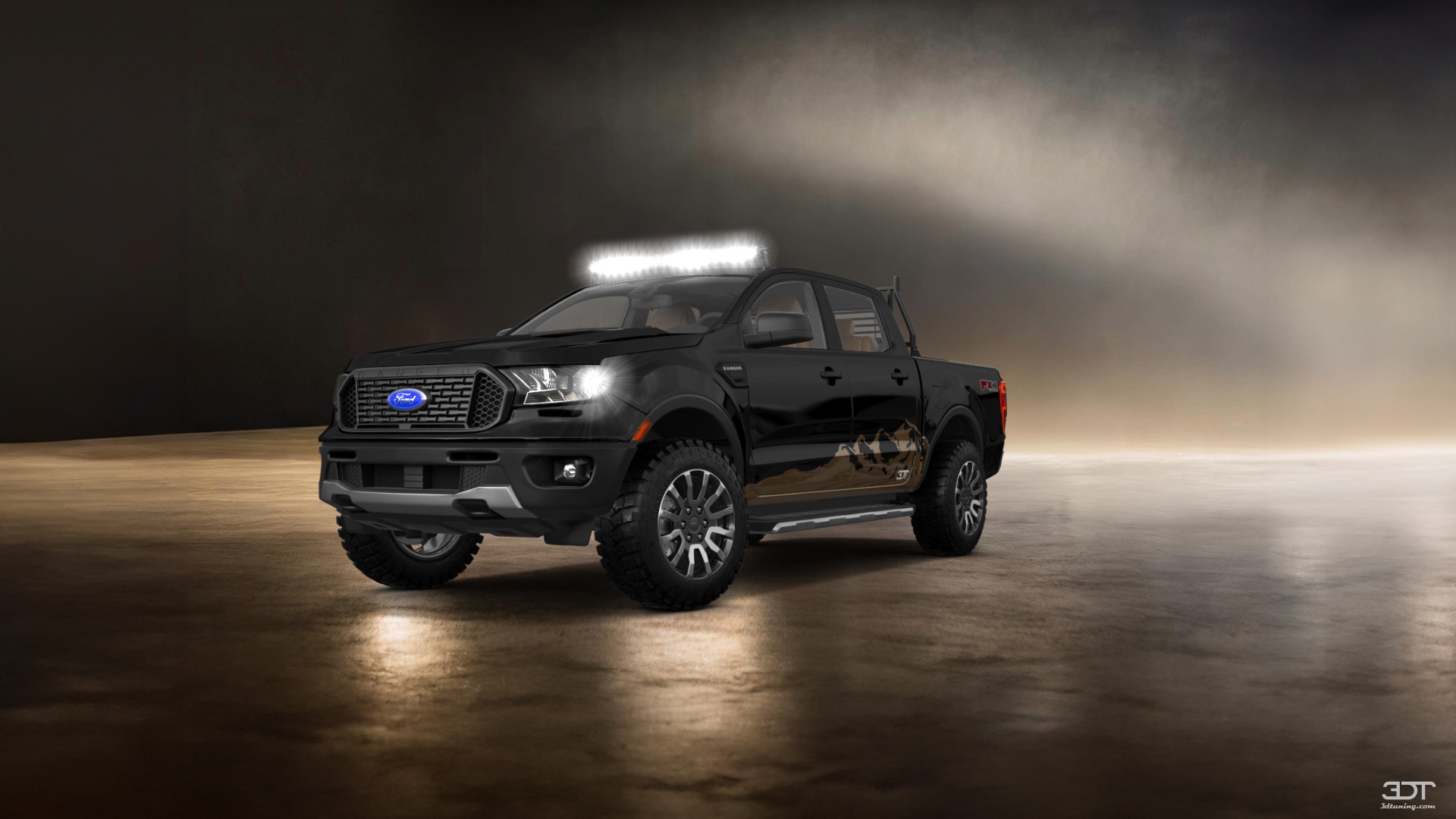 Ford Ranger 4 Door pickup truck 2019 tuning