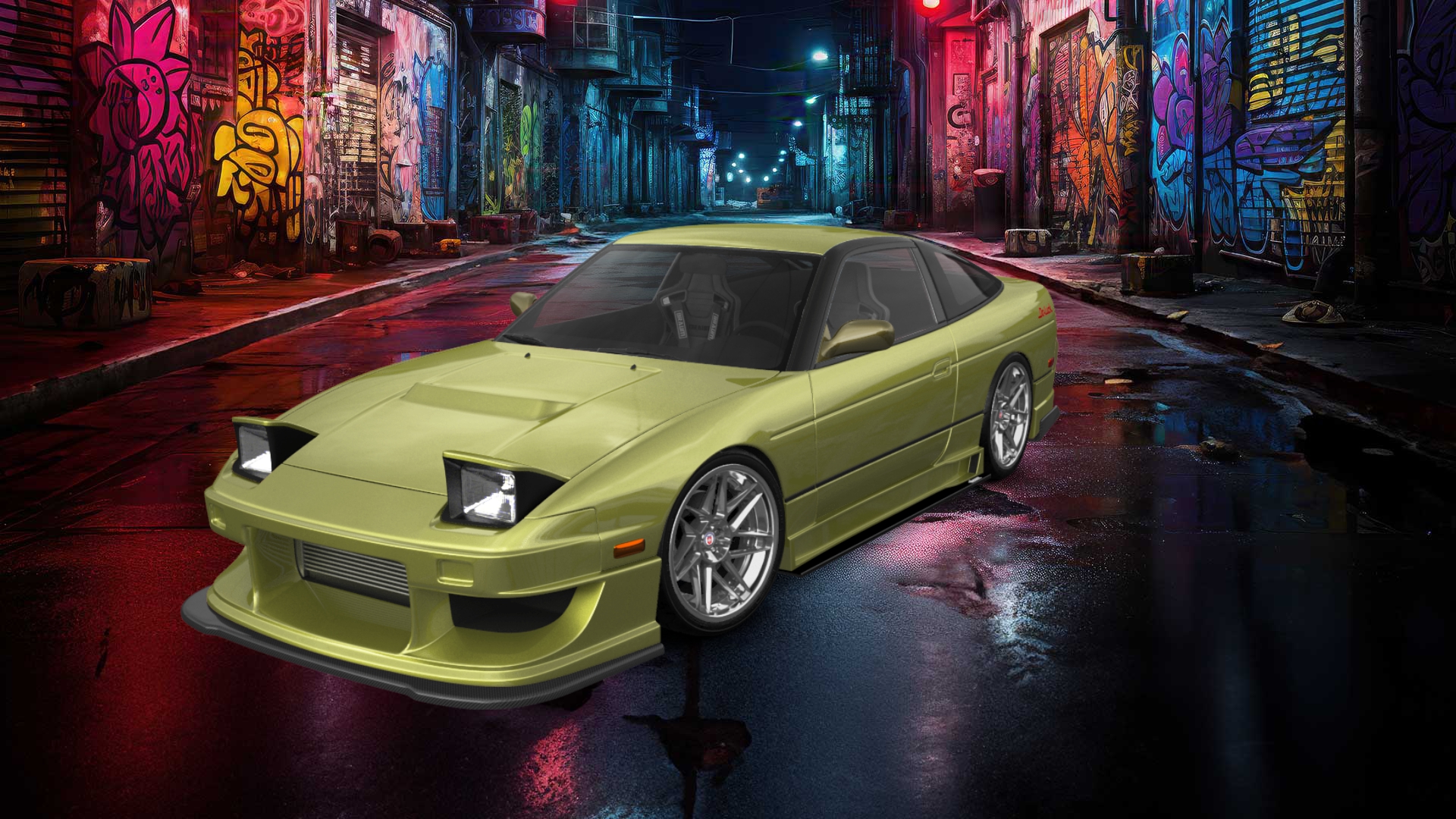 Nissan 240SX 3 Door Hatchback 1989 tuning