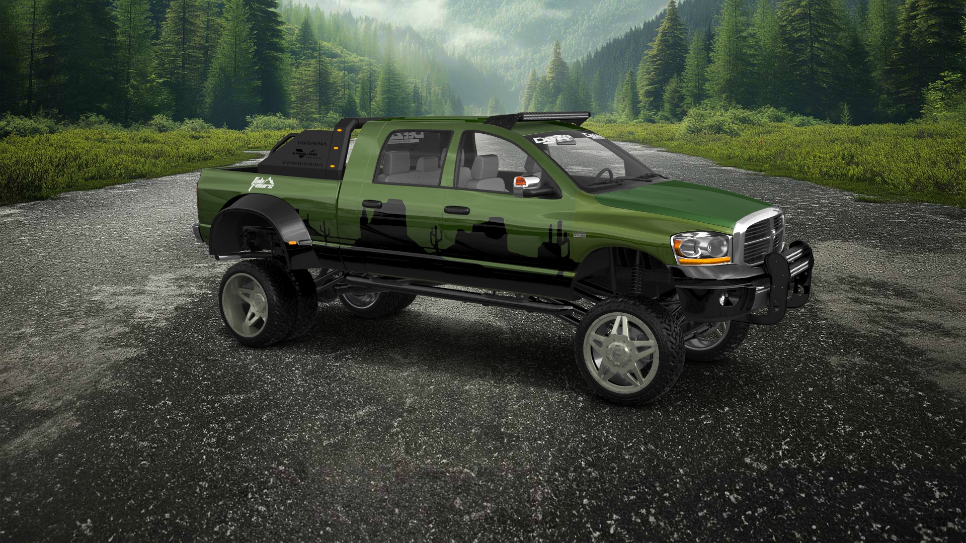 Dodge Ram 3500 Dually 4 Door pickup truck 2007