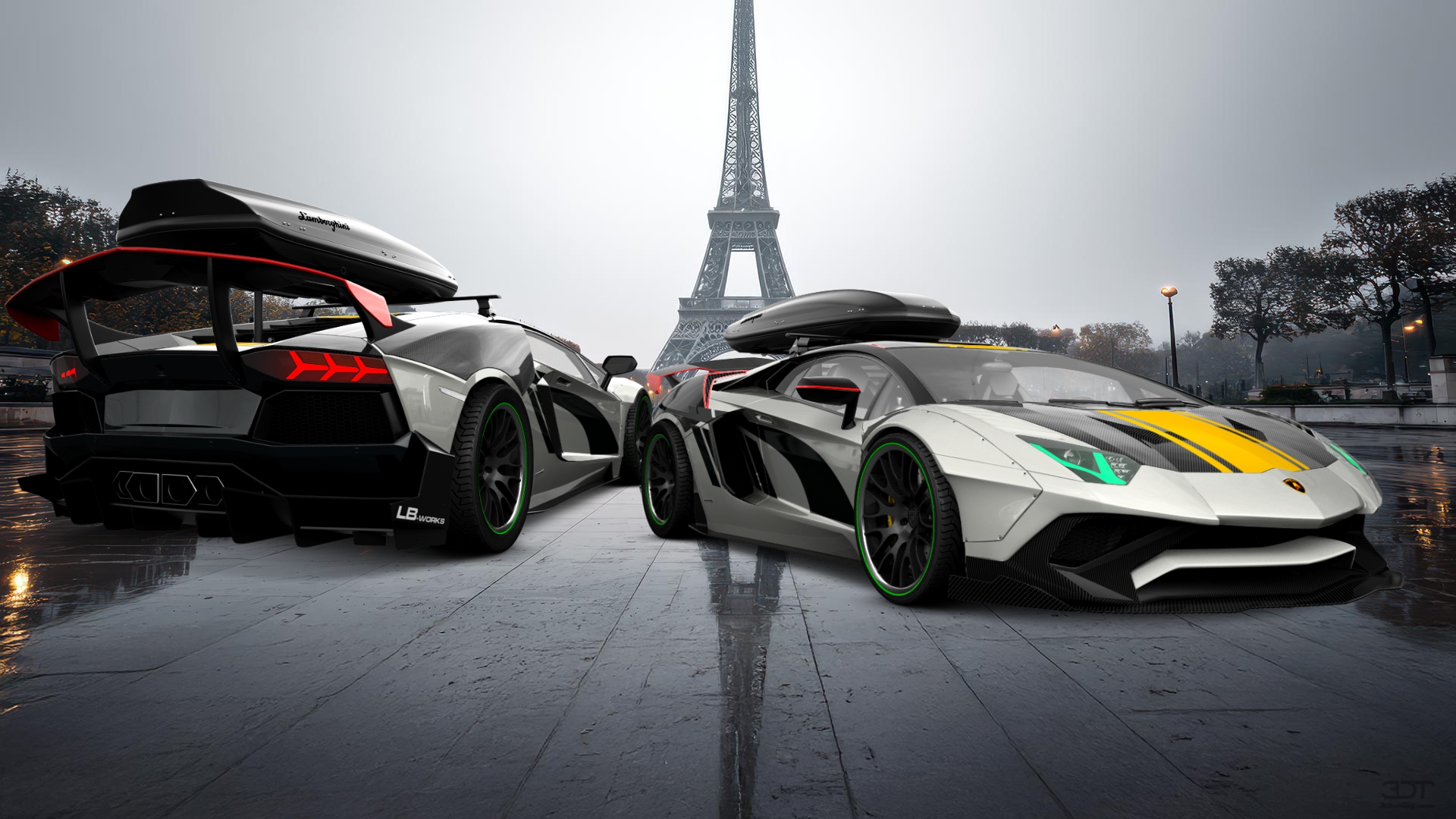 Lamborghini Aventador 2 Door Coupe 2012 tuning