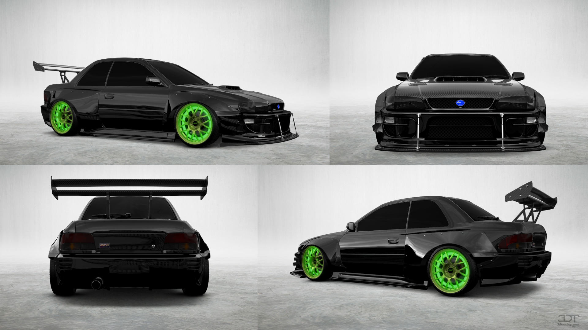 Subaru Impreza WRX STI 22B 2 Door Coupe 2000 tuning