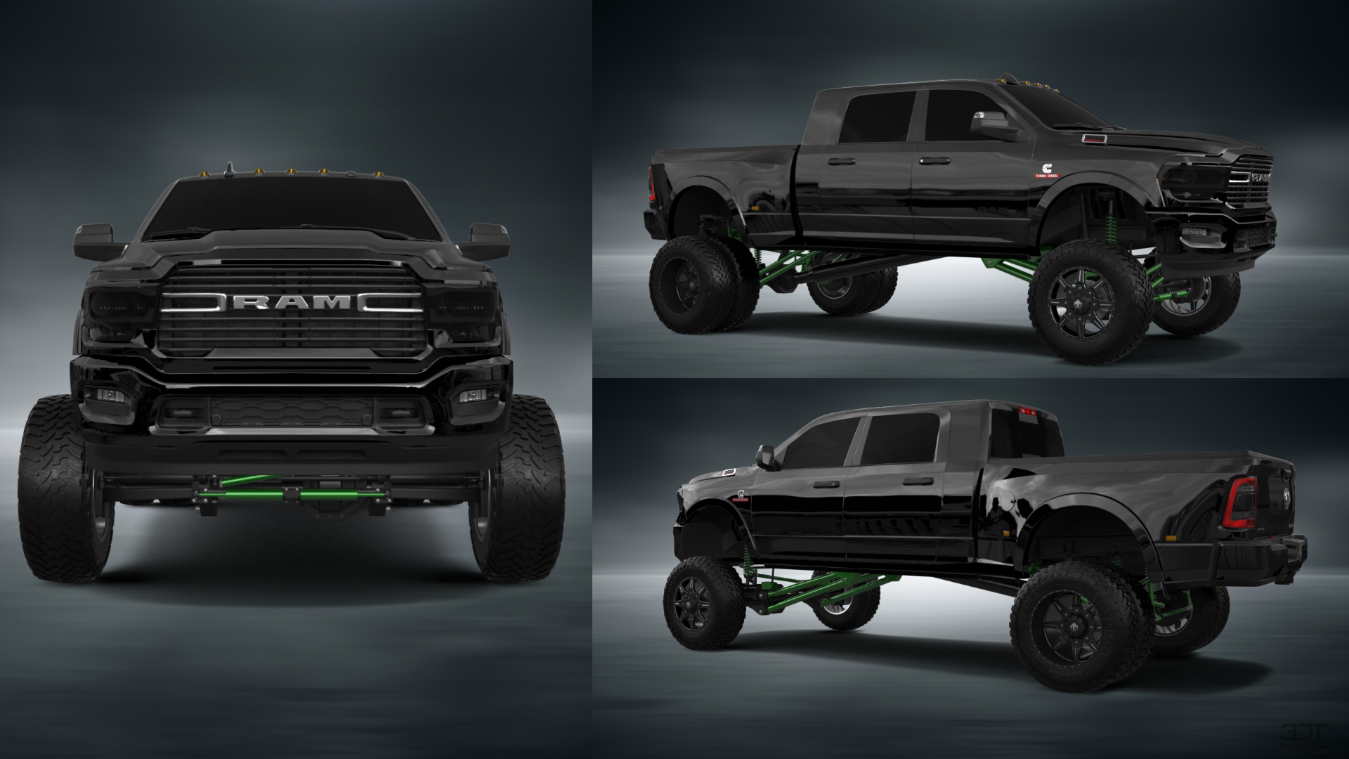 Dodge Ram 3500 4 Door pickup truck 2020