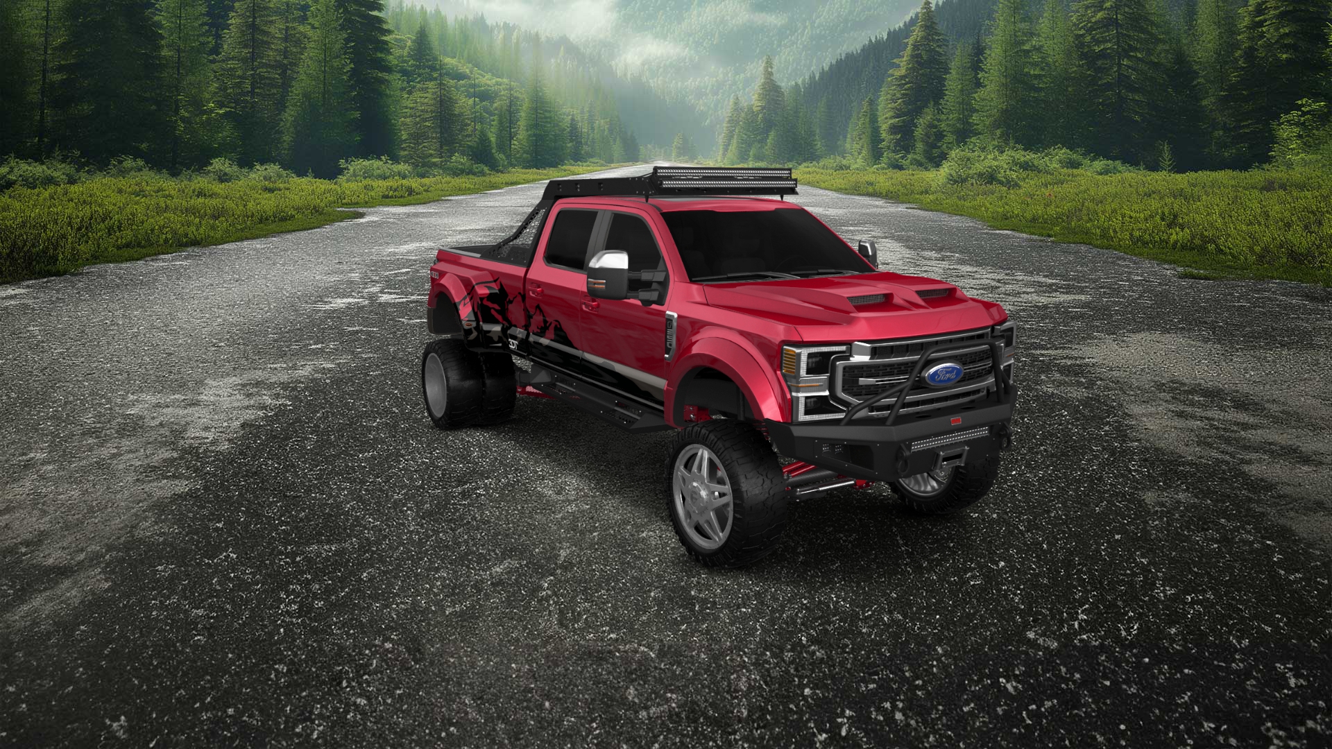 Ford F-350 DRW 4 Door pickup truck 2021 tuning