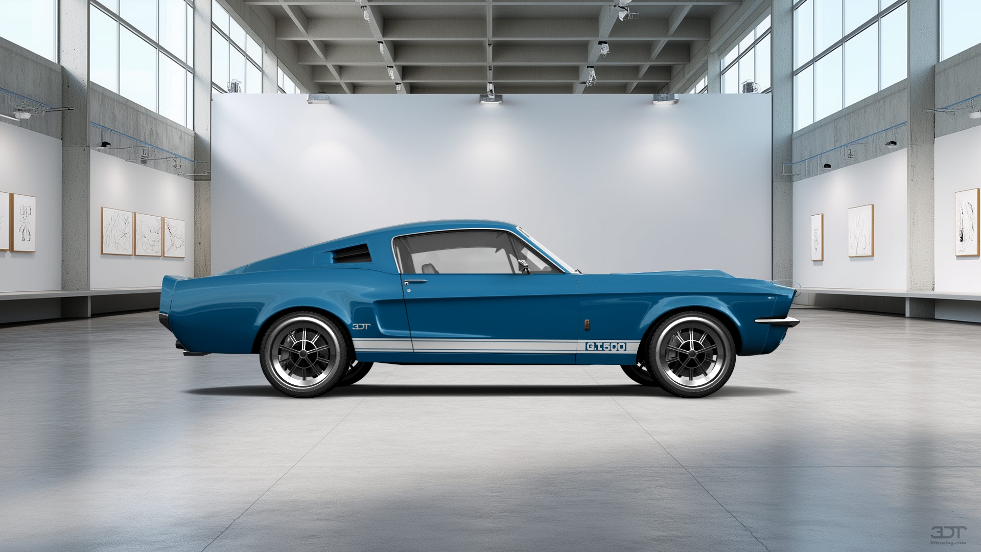 Mustang GT500 2 Door Coupe 1968 tuning