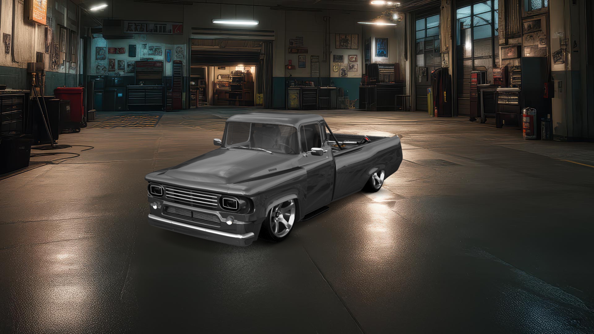 Dodge C series 2 Door pickup truck 1958 tuning