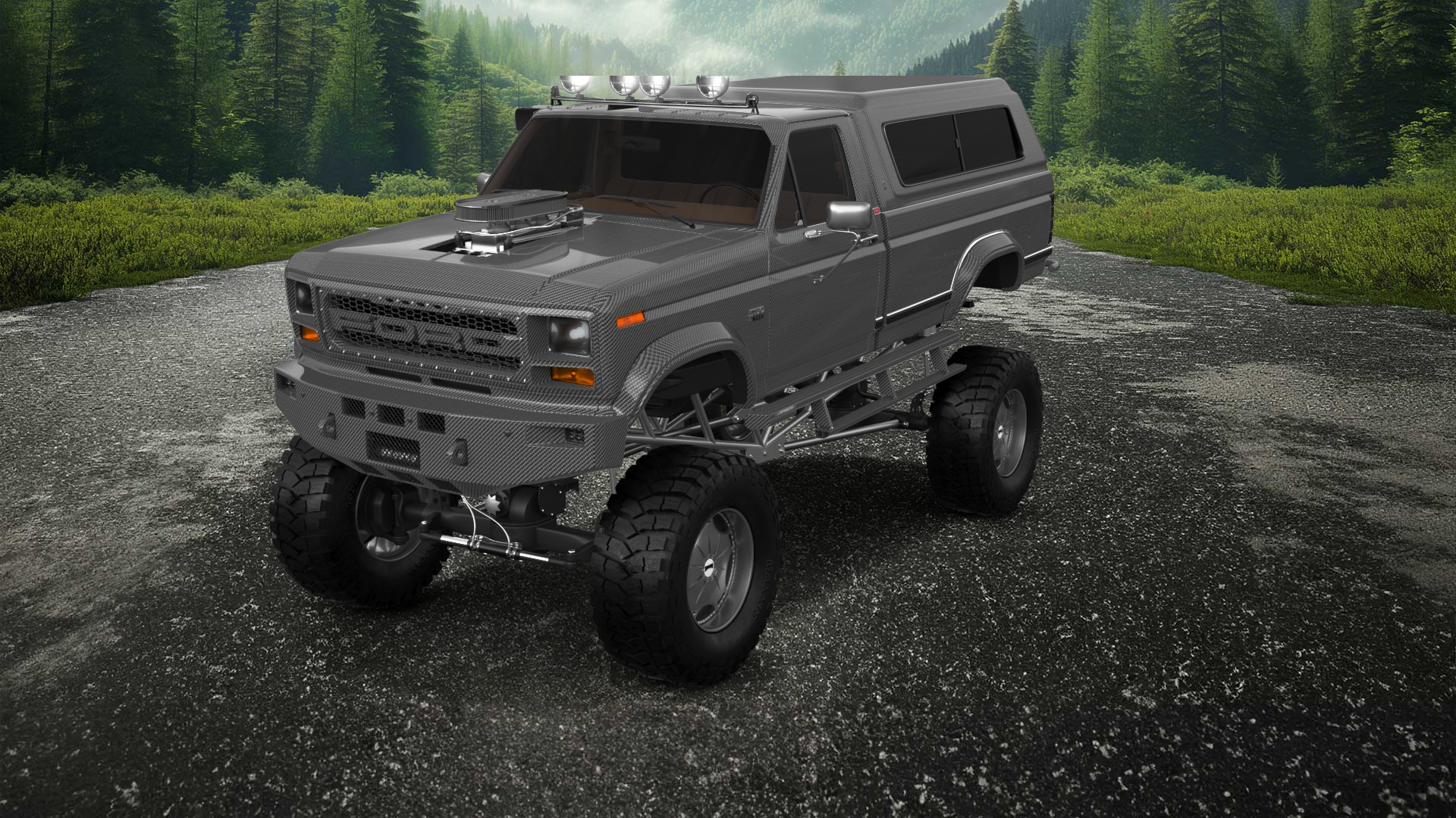 Ford F-150 2 Door pickup truck 1986 tuning