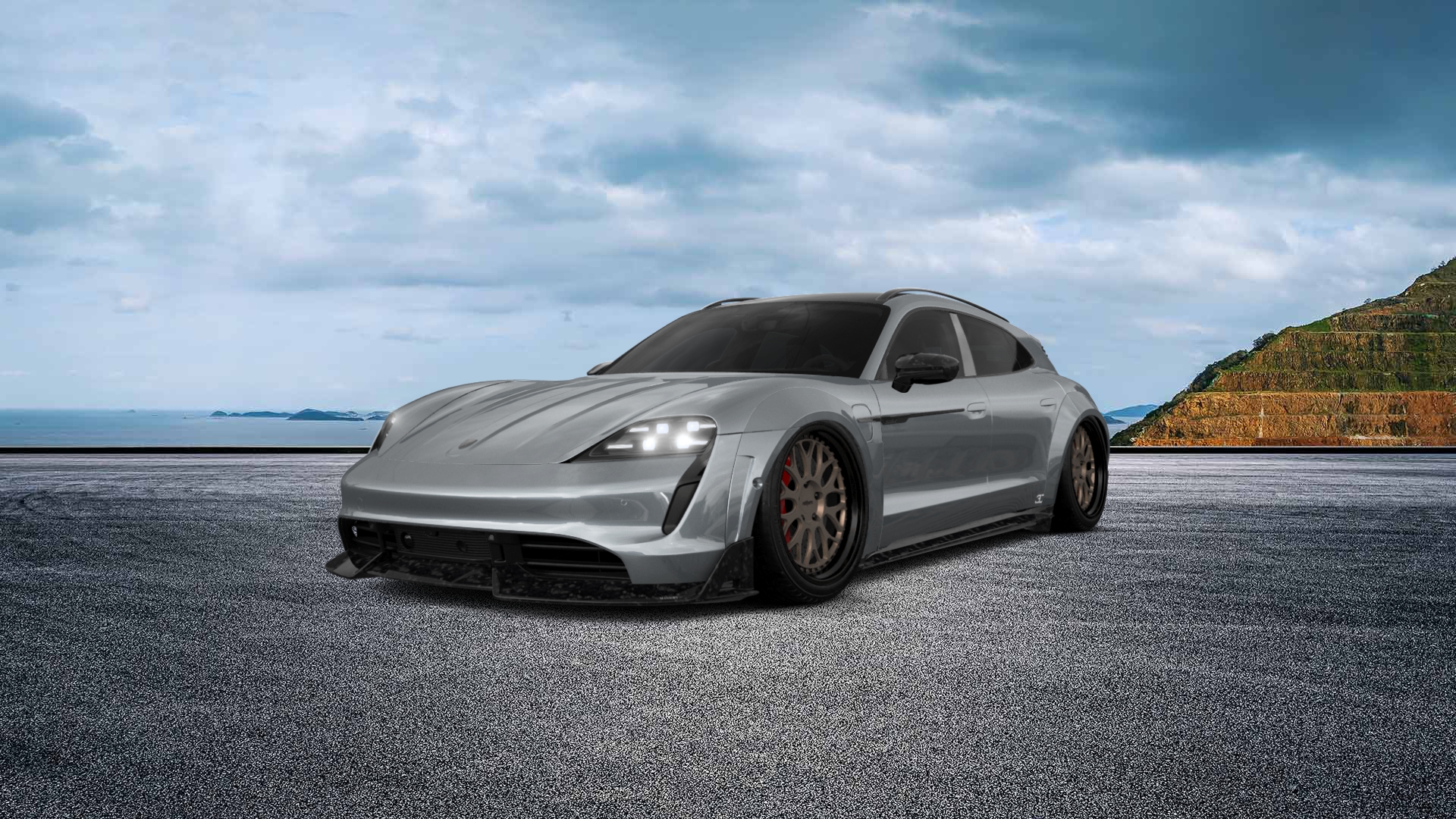 Porsche Taycan Sport Turismo Shooting Brake 2019 tuning