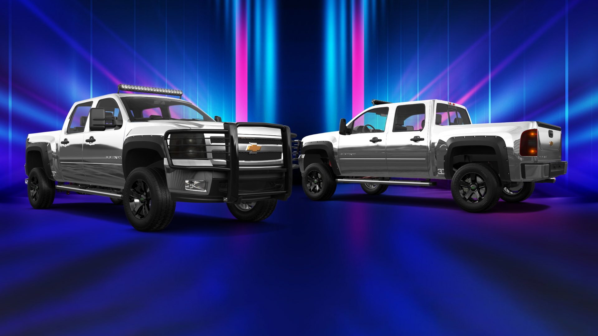 Chevrolet Silverado 1500 Crew Cab 4 Door pickup truck 2007 tuning