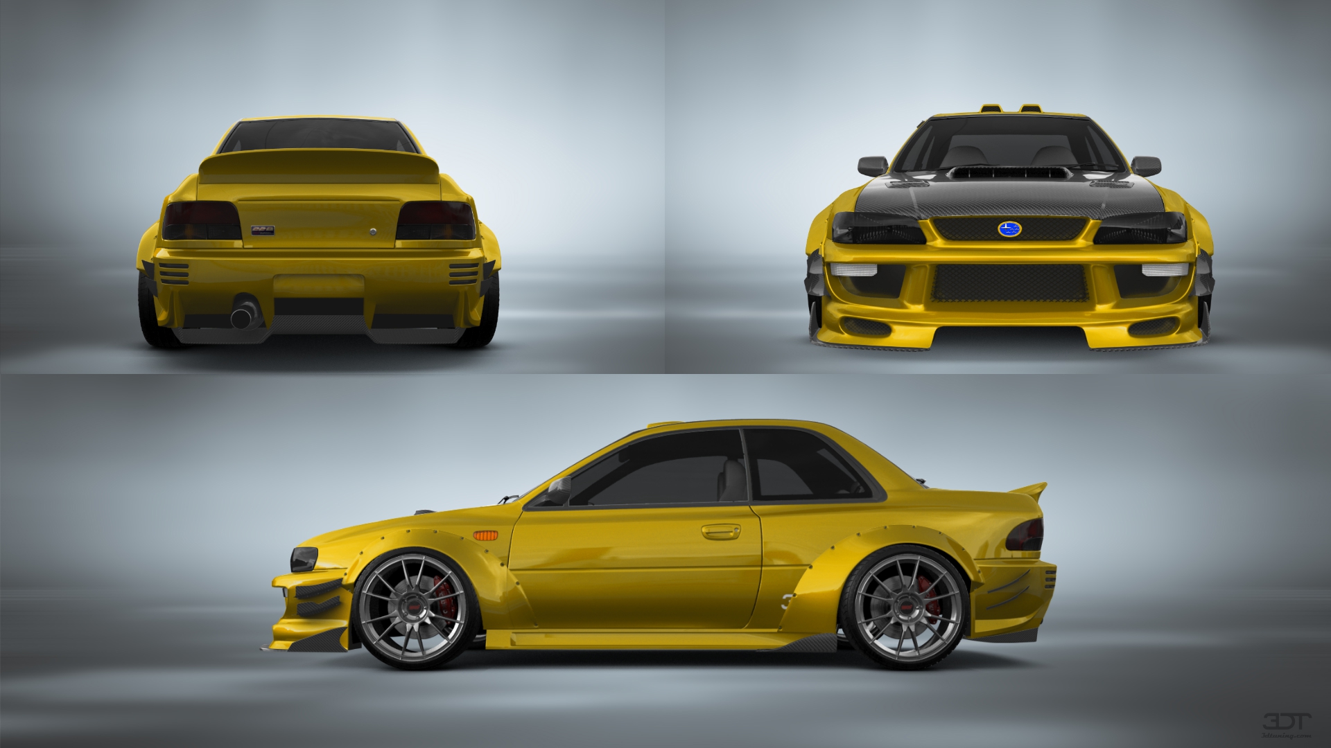 Subaru Impreza WRX STI 22B 2 Door Coupe 2000 tuning