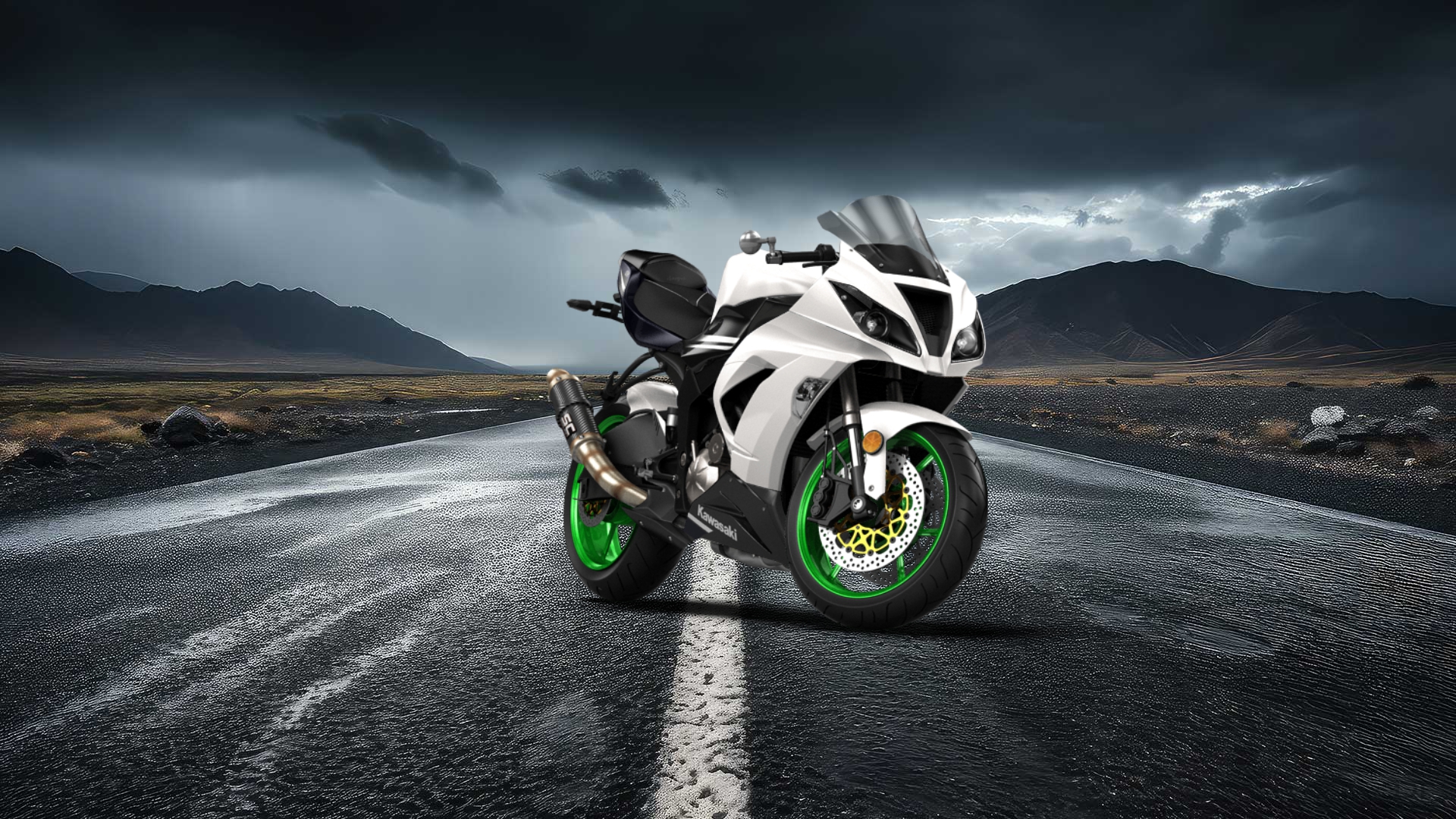 Kawasaki Ninja ZX 6R Sport Bike 2015