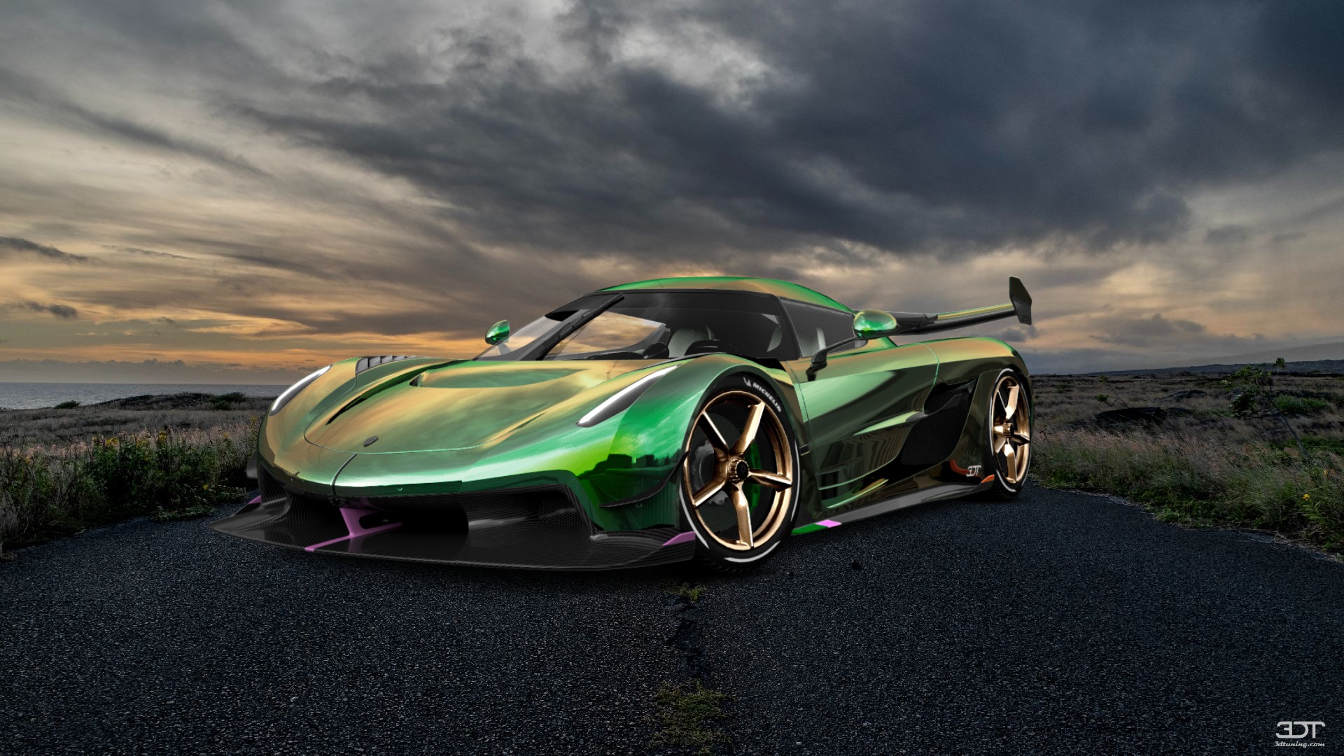 Koenigsegg Jesko 2 door targa top 2020 tuning
