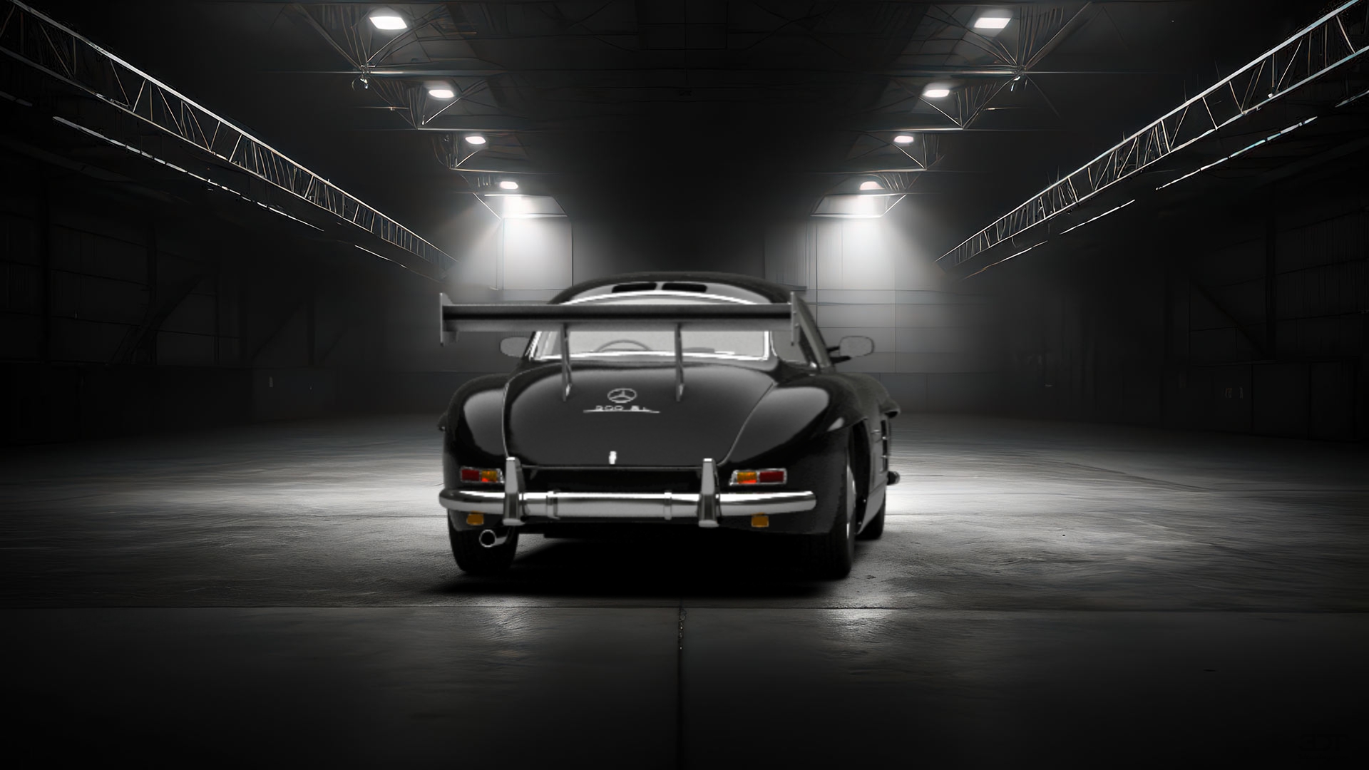 Mercedes 300SL Convertible 1954 tuning