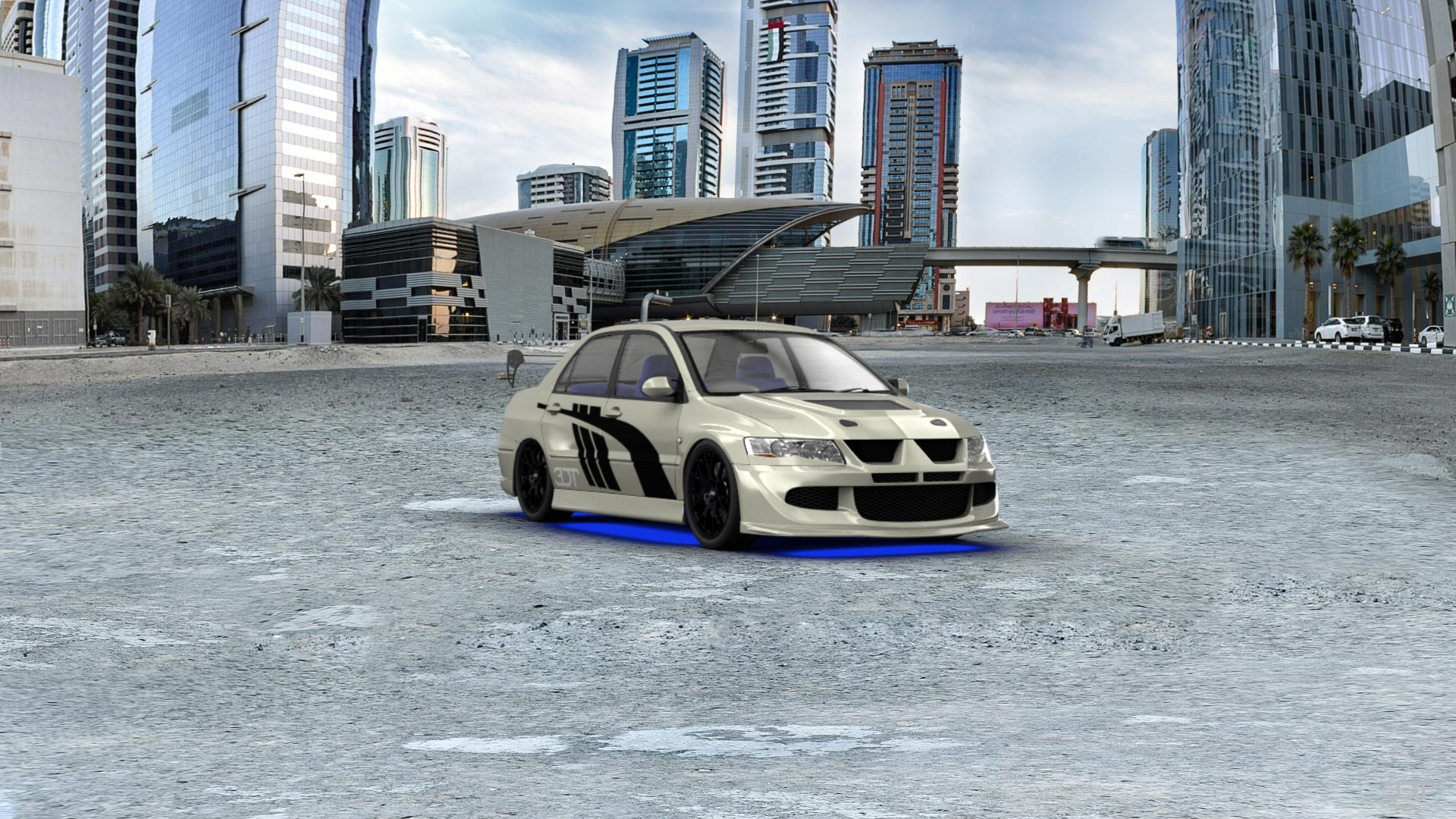 Tuning Mitsubishi Lancer Evo VII sedan 2001