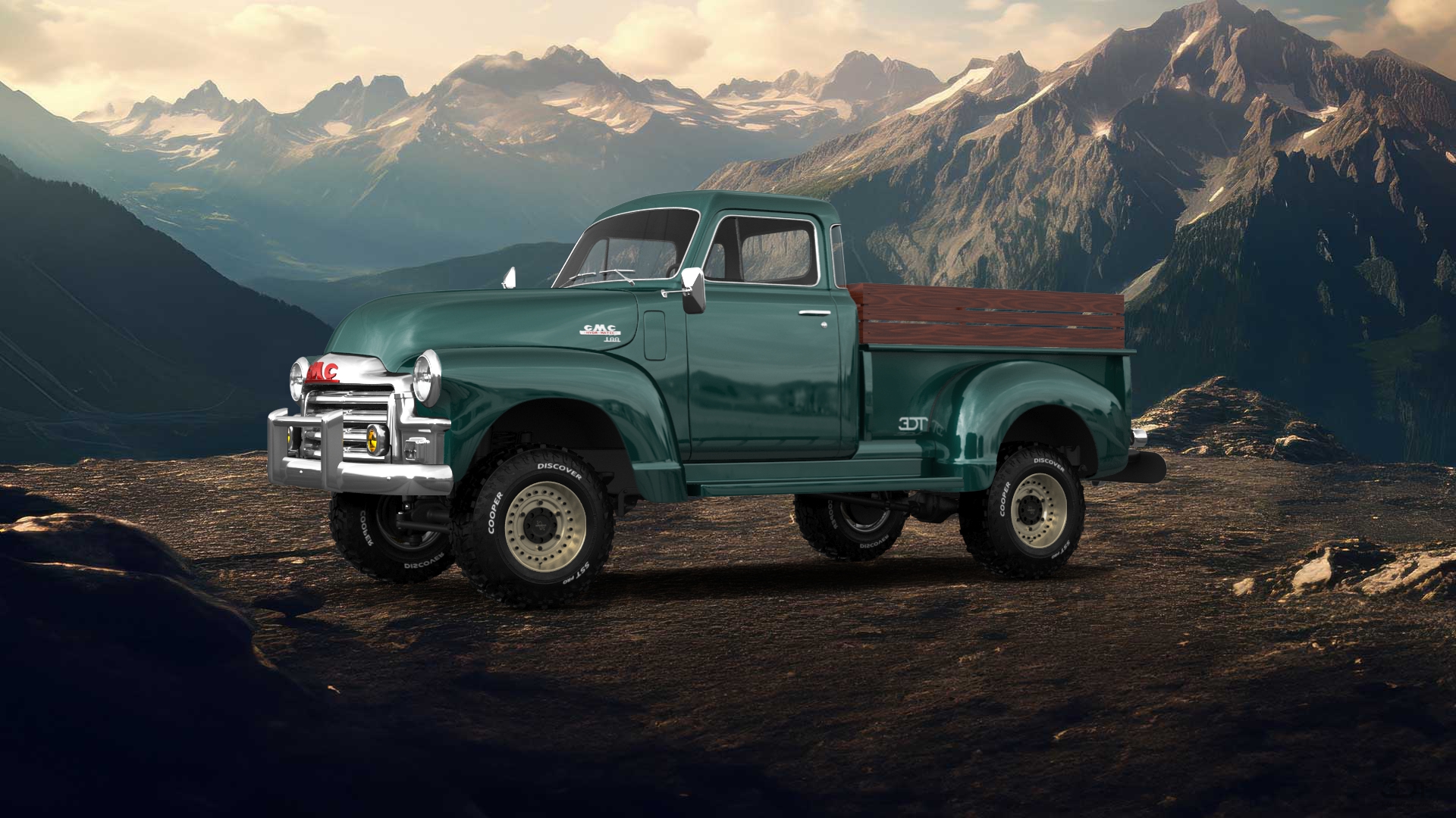 GMC 100 Stepside 2 Door pickup truck 1954