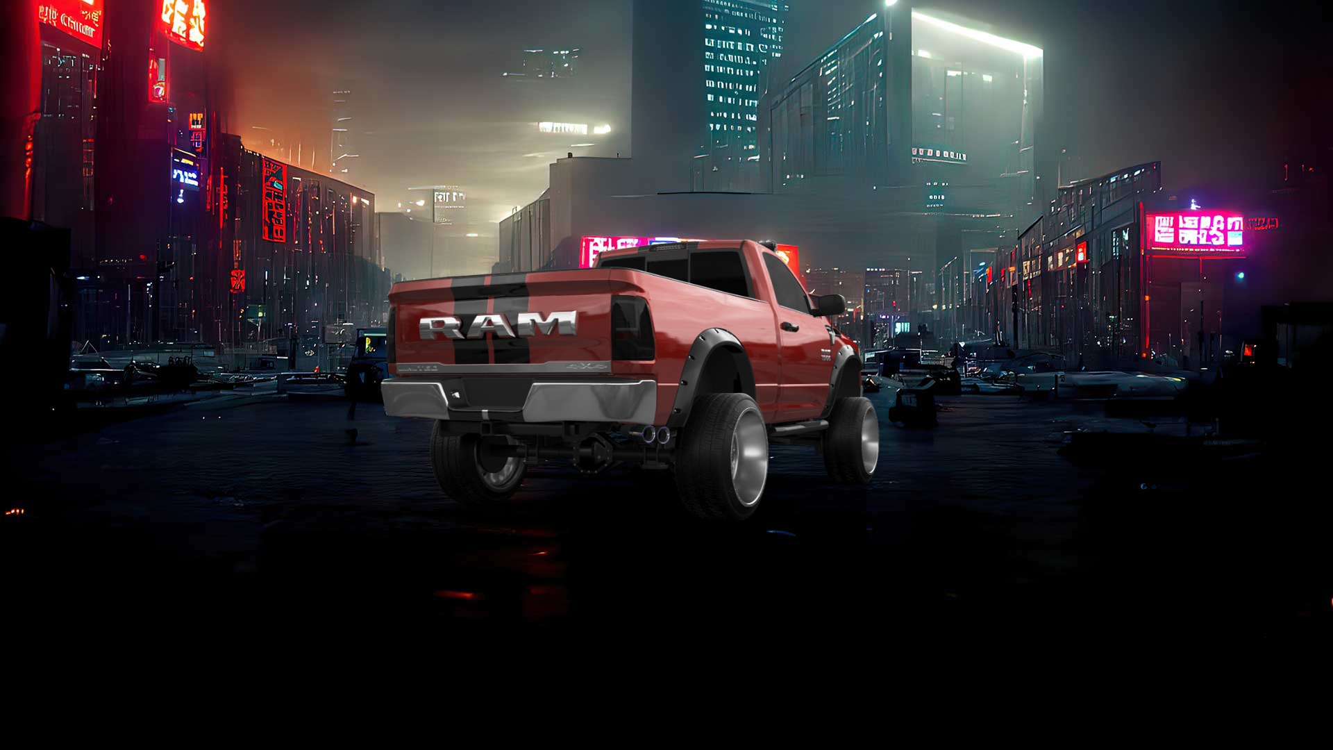 Dodge Ram 1500 6.4' box Regular Cab 2 Door pickup truck 2009 tuning