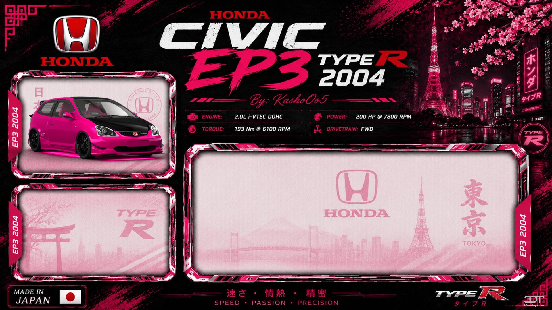 Honda Civic Type-R 3 Door Hatchback 2004 Images