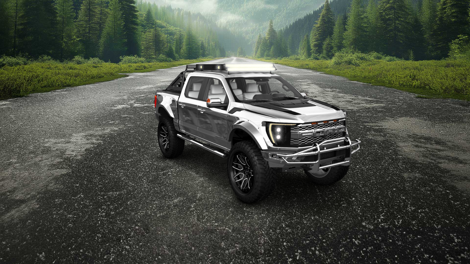 Ford F-150 Raptor 4 Door pickup truck 2021