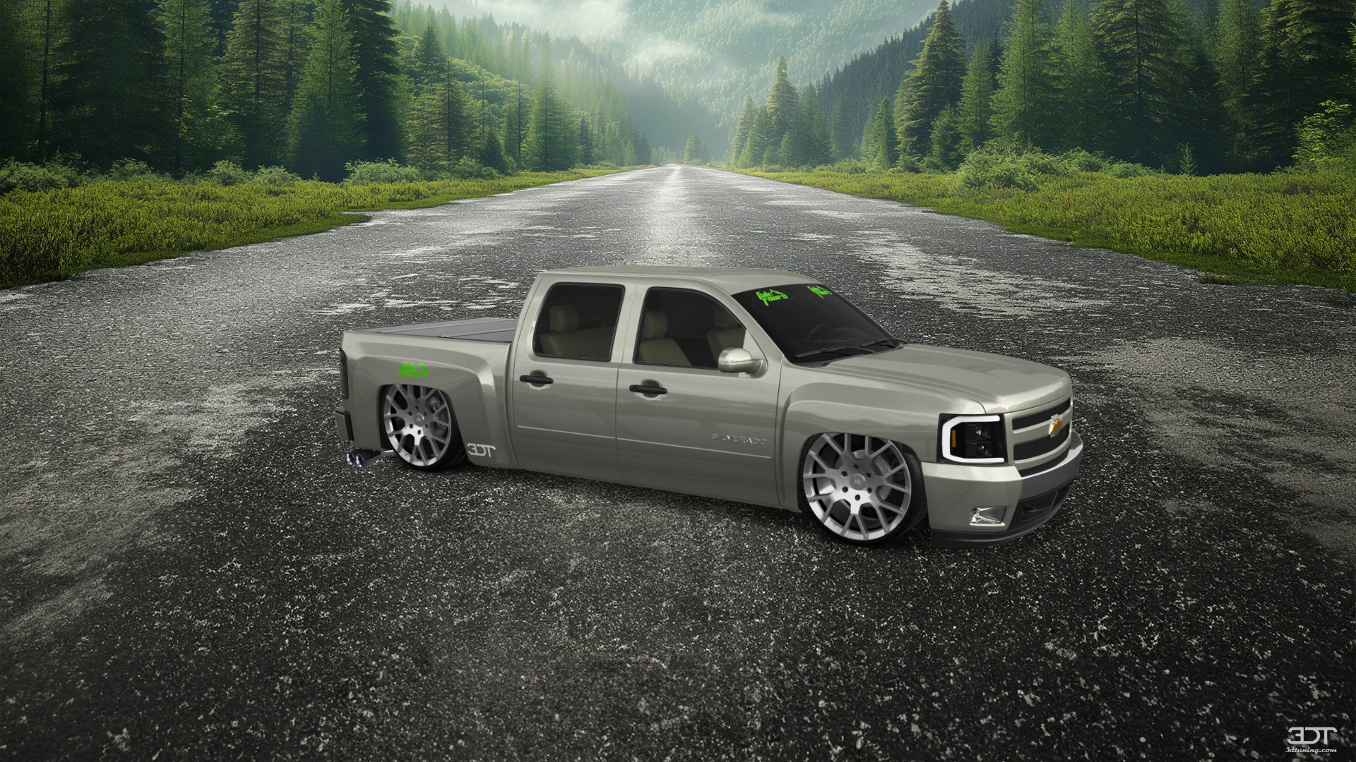 Chevrolet Silverado 1500 Crew Cab 4 Door pickup truck 2007