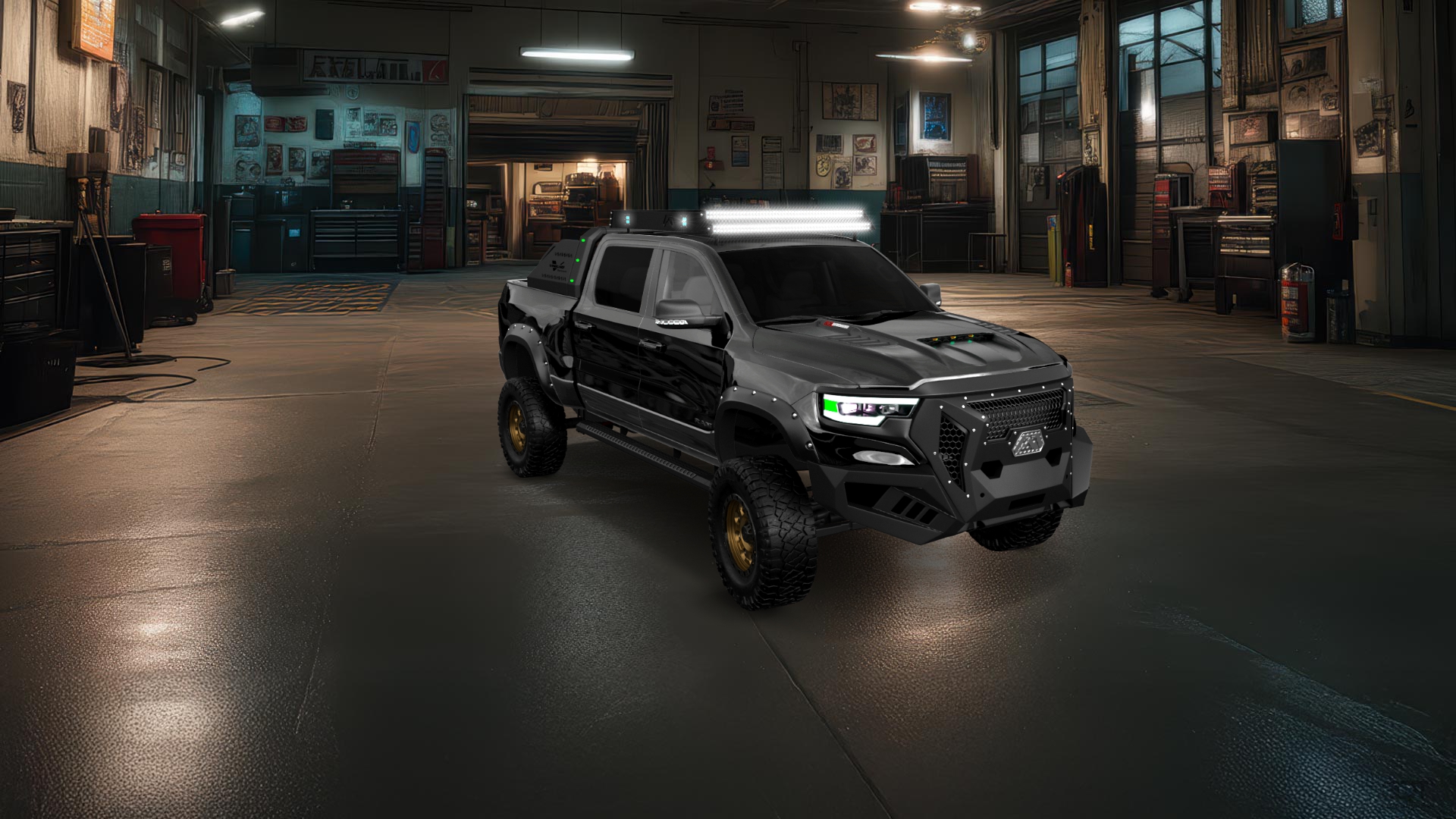 Dodge Ram 1500 TRX 4 Door pickup truck 2021 tuning