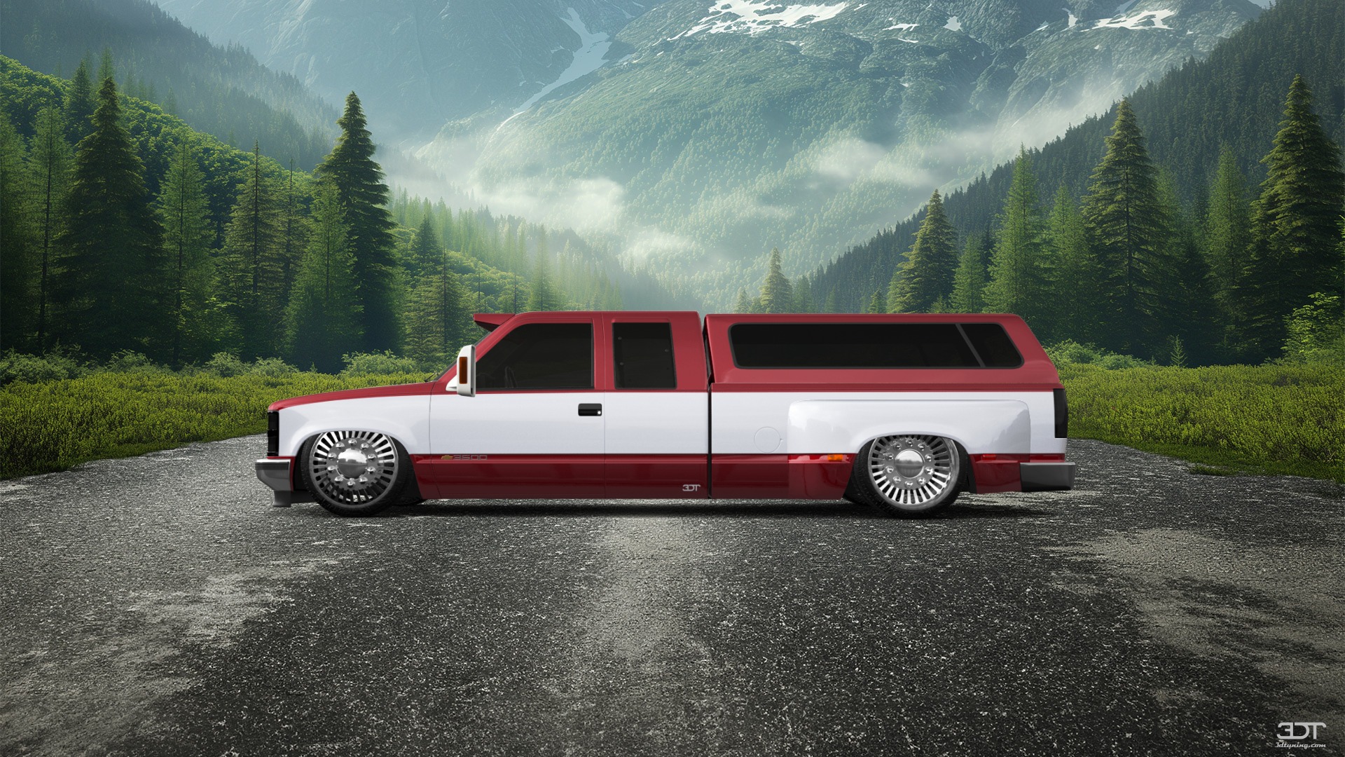 Chevrolet K3500 Extended Cab Pickup Truck 1988