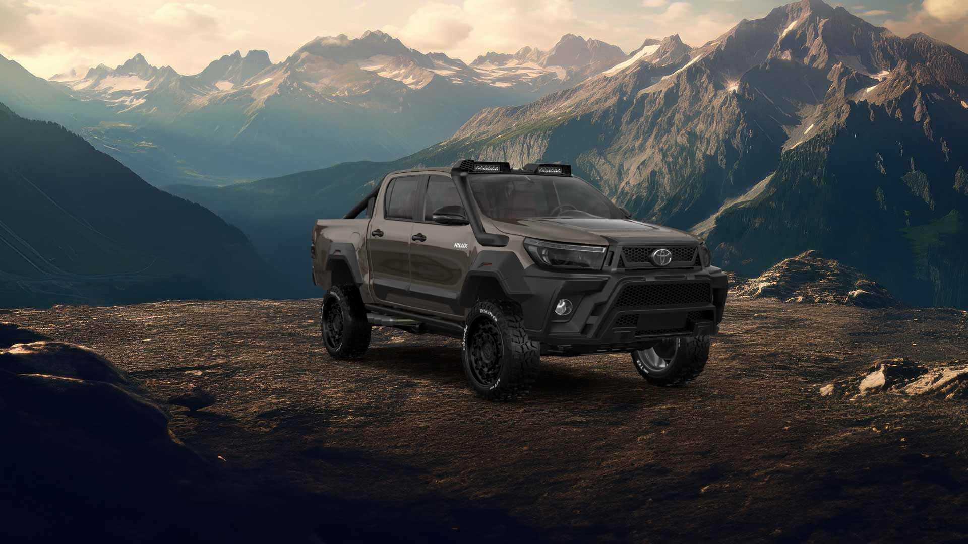Toyota Hilux Double Cab 4 Door pickup truck 2015 tuning
