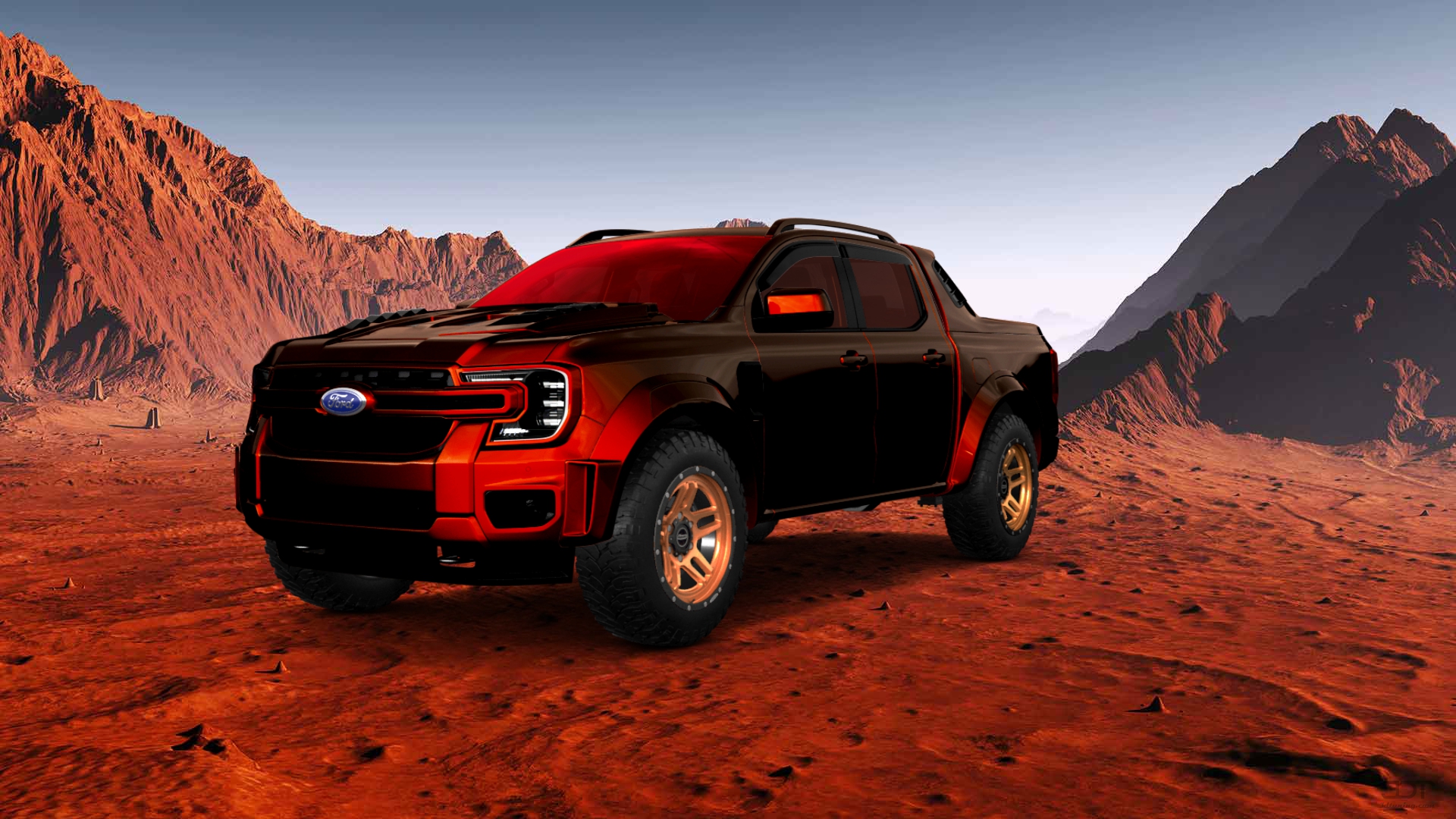Ford Ranger 4 Door pickup truck 2022