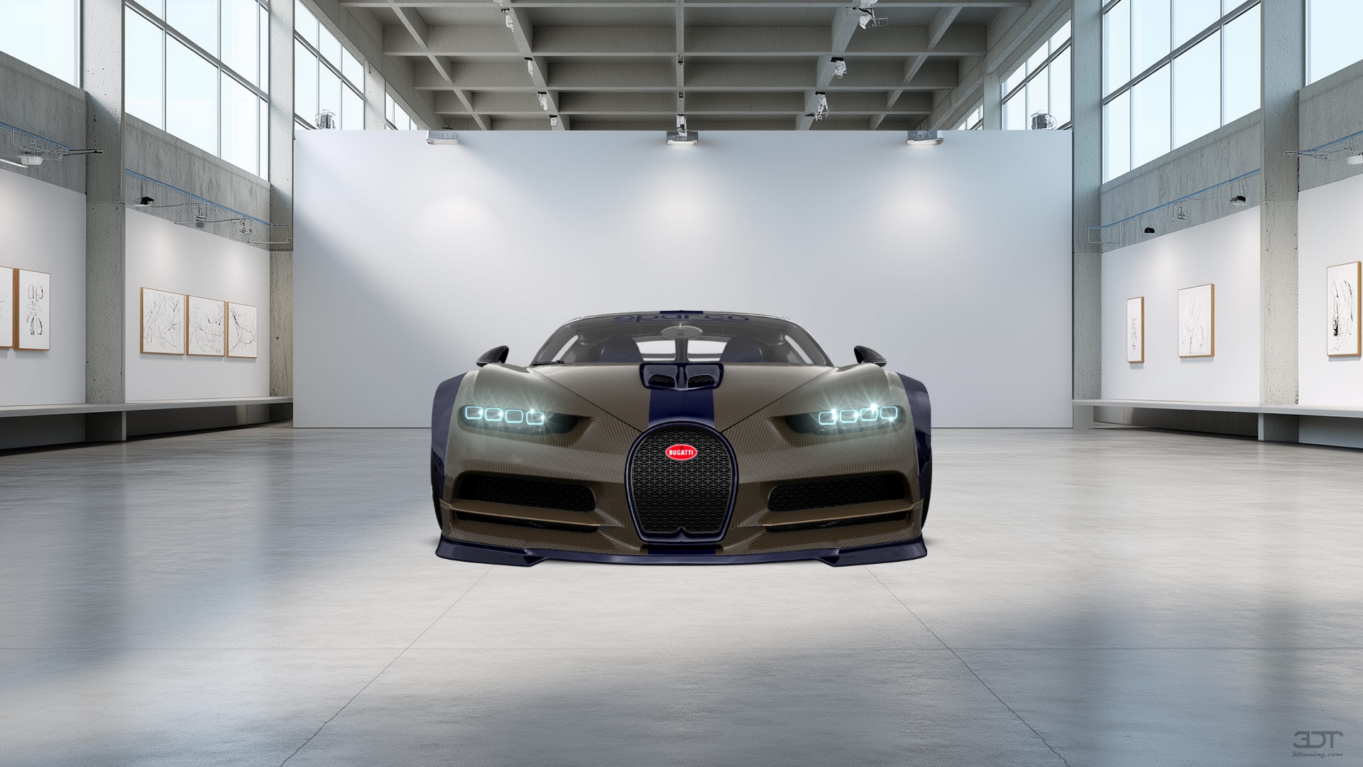 Bugatti Chiron 2 Door Coupe 2016 tuning