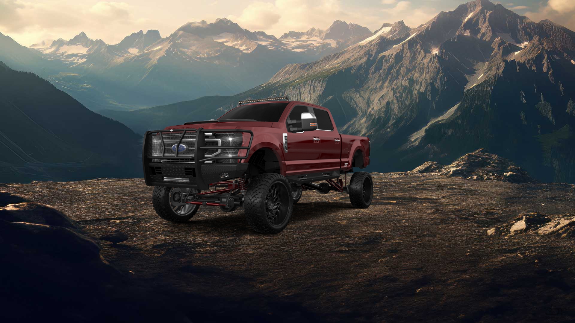 Ford F-250 4 Door pickup truck 2021 tuning
