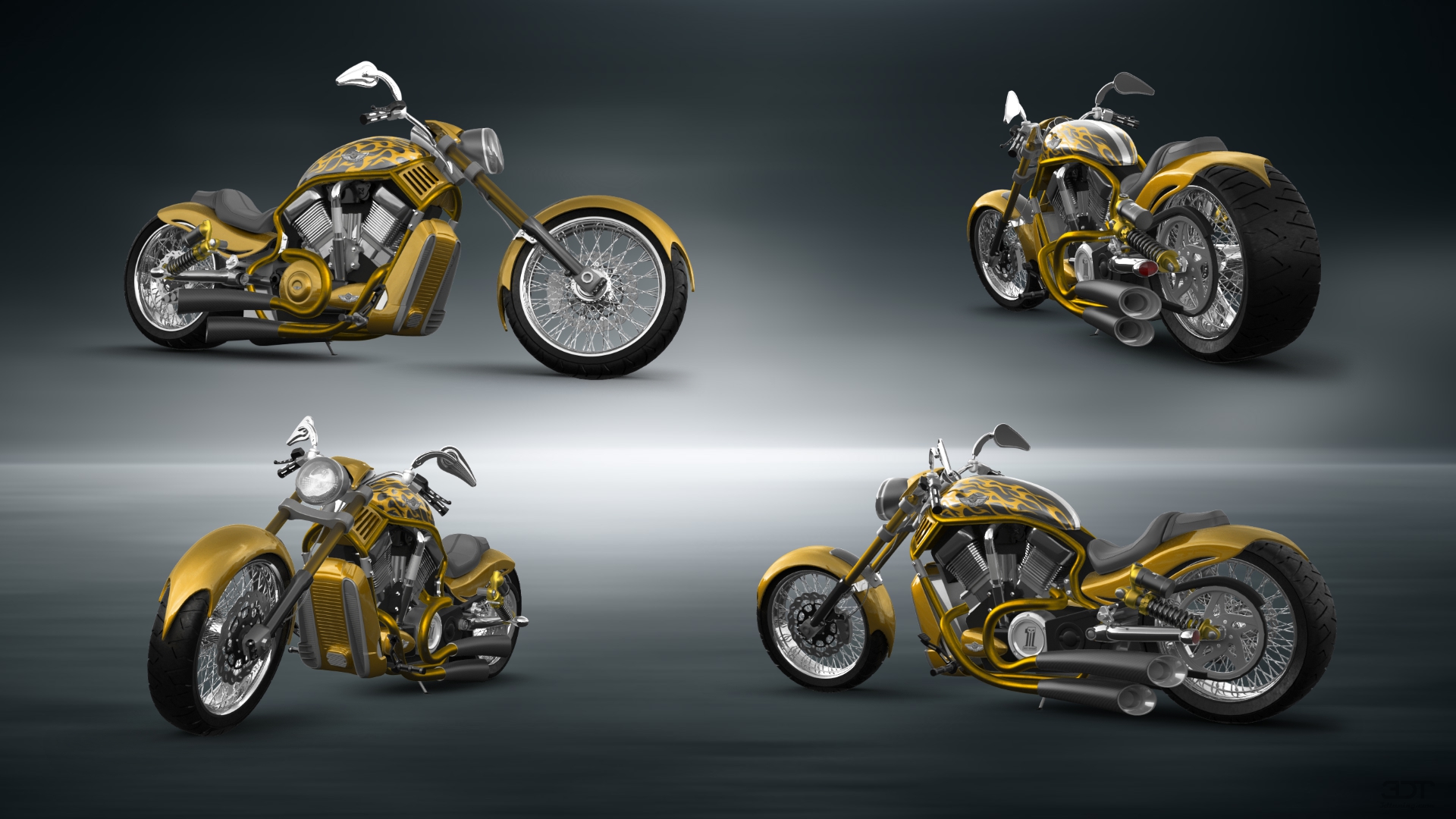 Harley-Davidson Custom Chopper Cruiser 2011