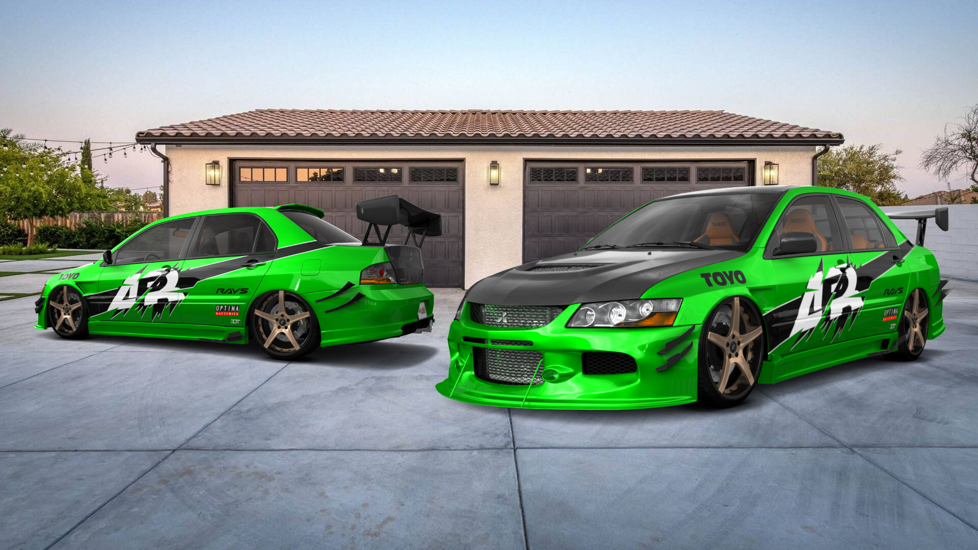 Mitsubishi Lancer Evo IX 4 Door Saloon 2005 tuning