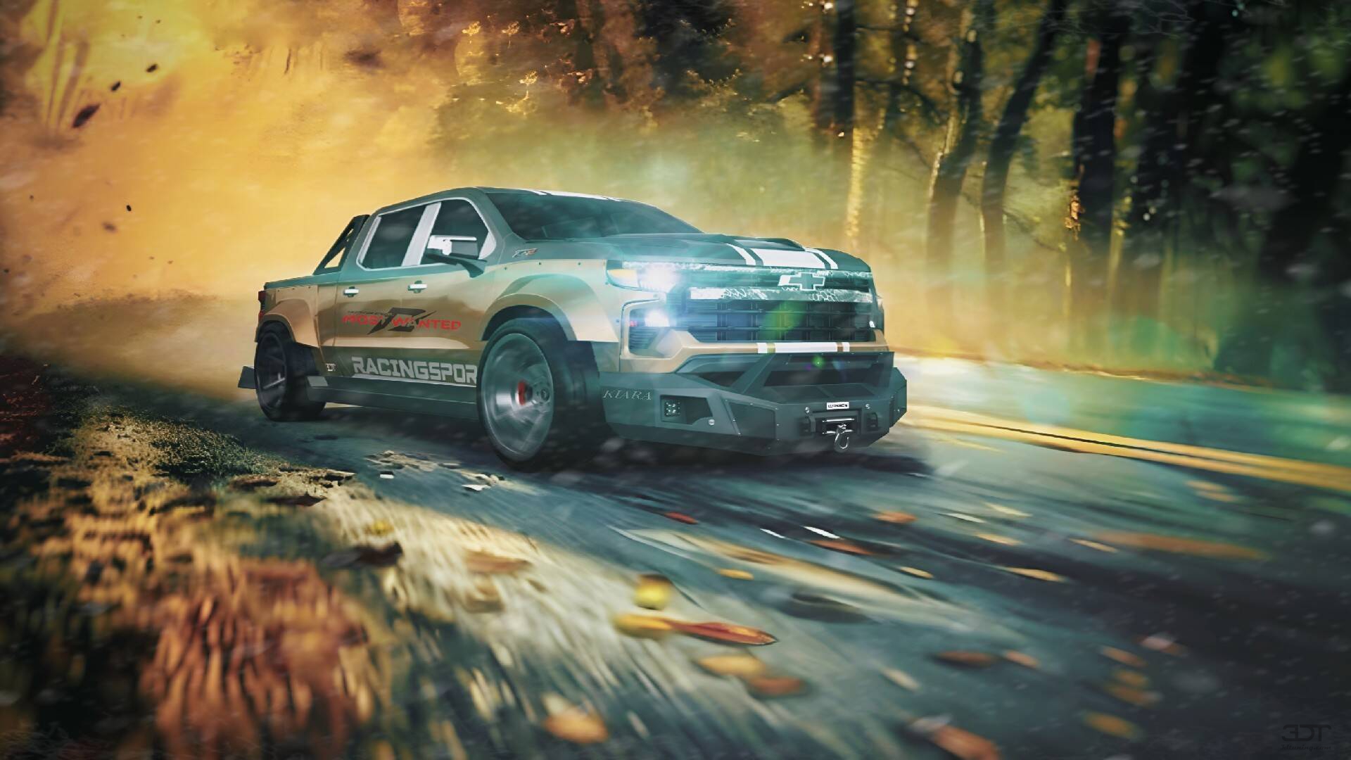 Chevrolet Silverado 1500 Crew Cab 5.8 ft box 4 Door pickup truck 2023 tuning