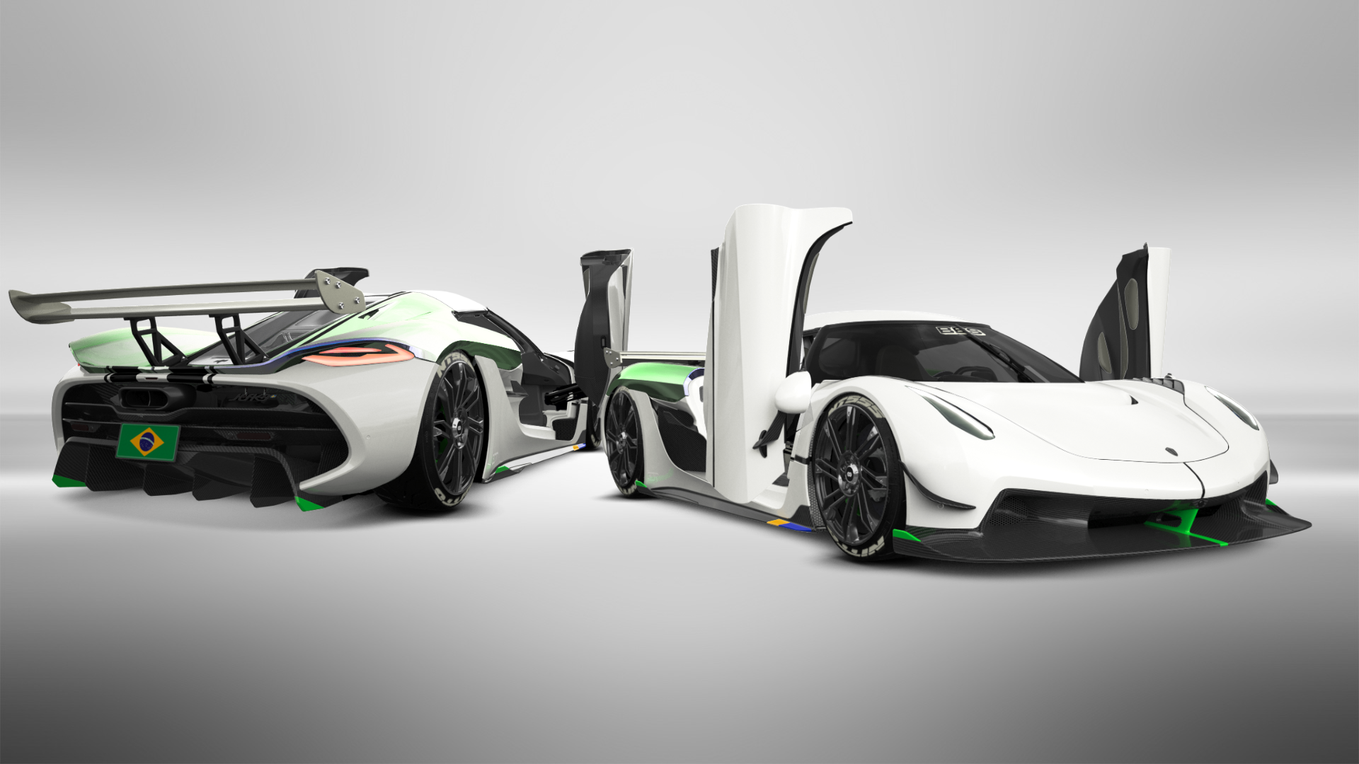 Tuning Koenigsegg Jesko 2 door targa top 2020