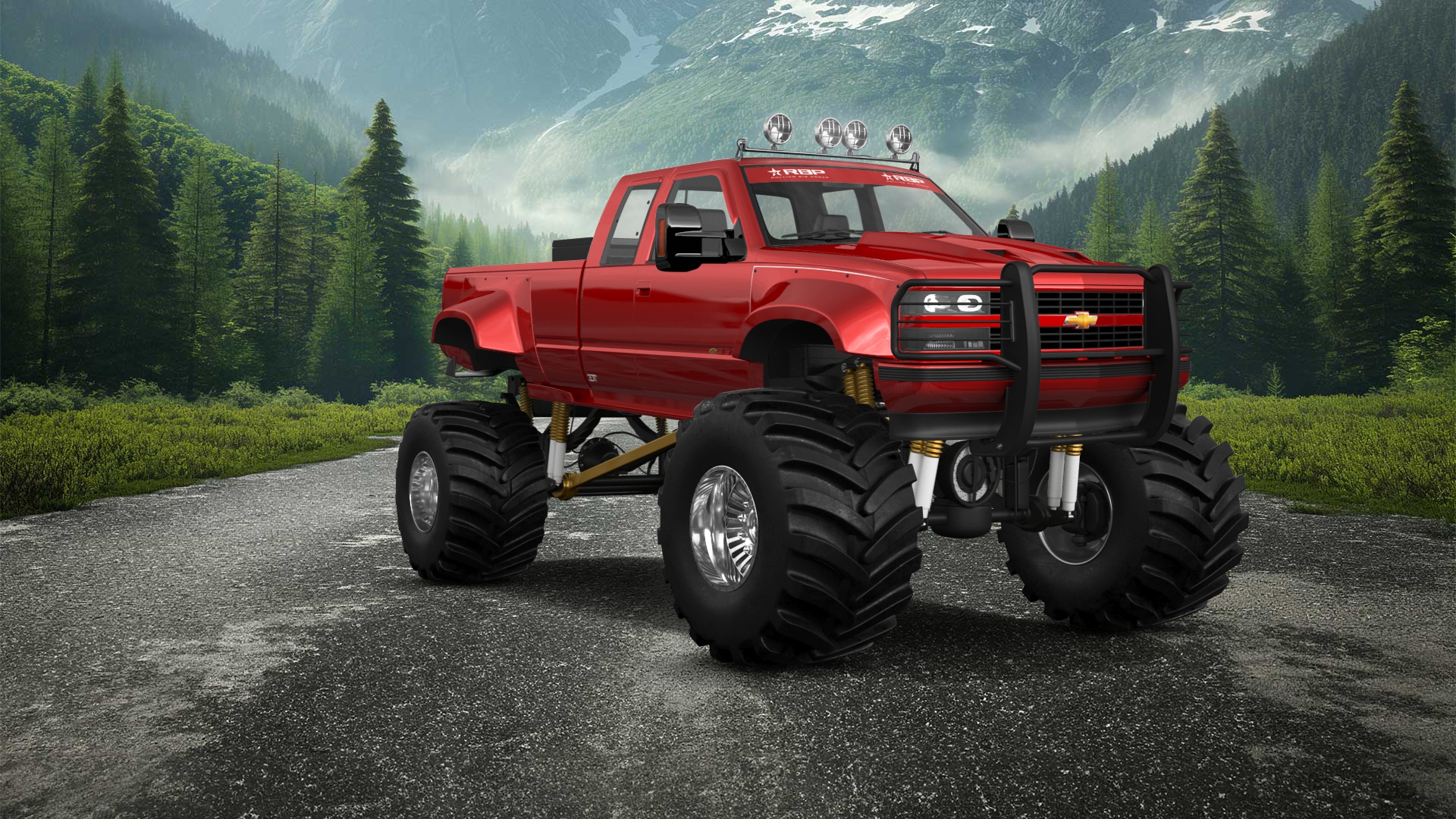 Chevrolet K3500 Extended Cab Pickup Truck 1988