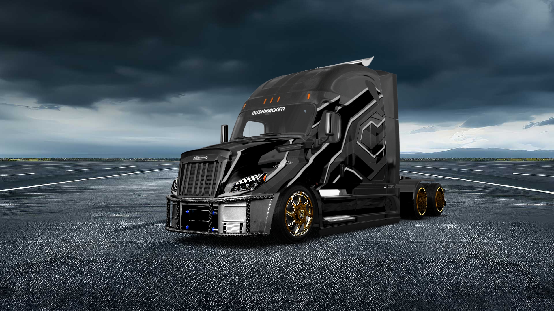 Freightliner Cascadia Sleeper Cab Truck 2018 tuning