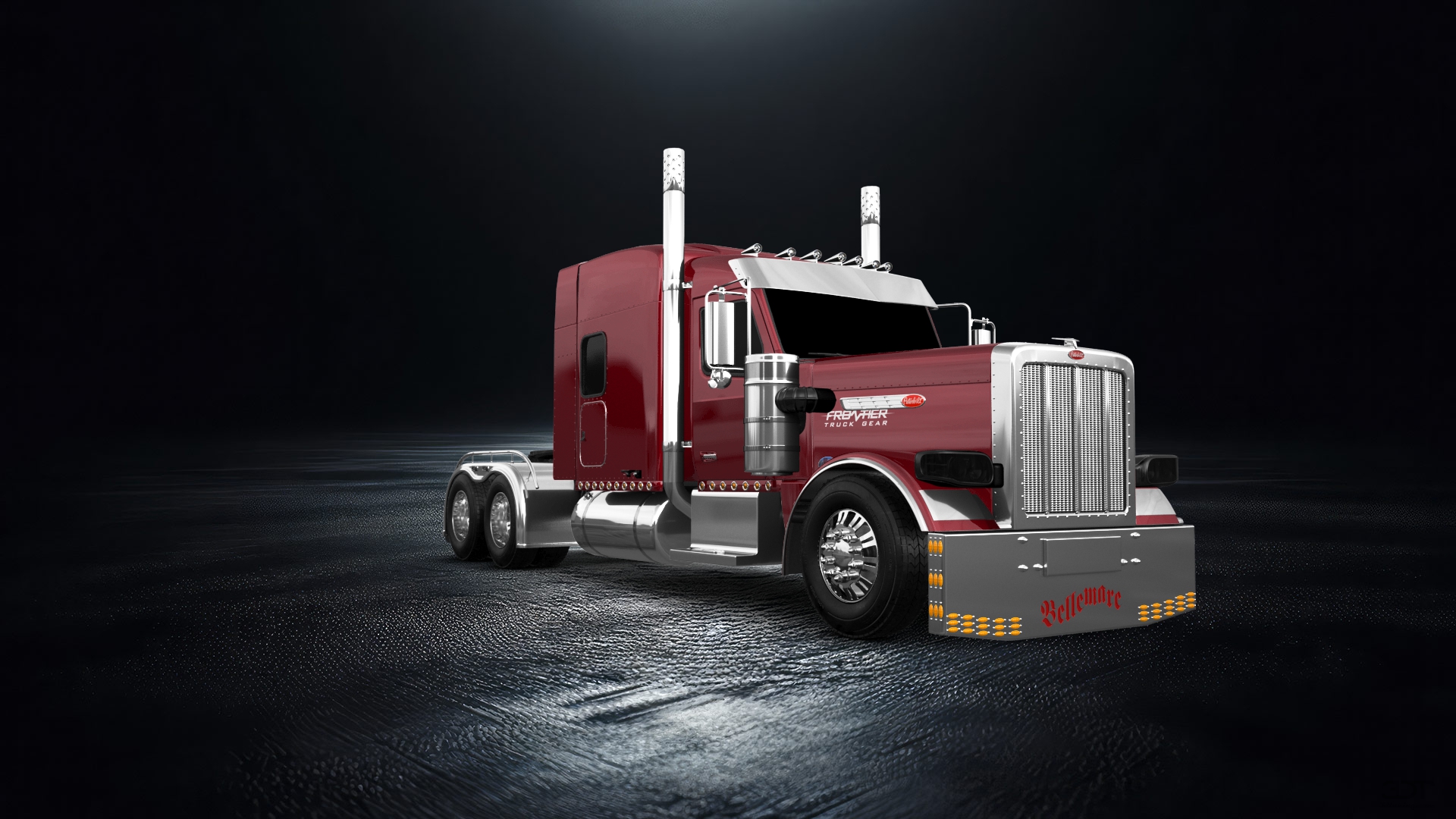 Peterbilt 589 Sleeper Cab Truck 2024 tuning