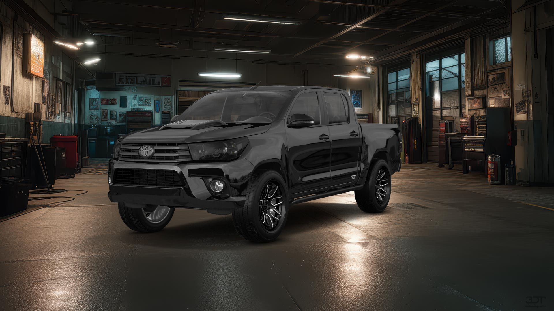 Toyota Hilux Double Cab 4 Door pickup truck 2015 tuning
