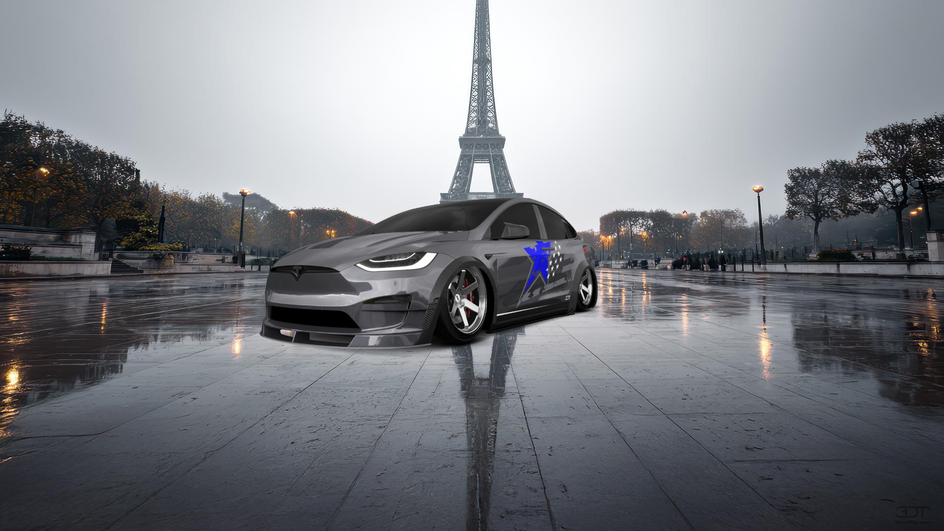 Tesla Model X 5 Door SUV 2024 tuning