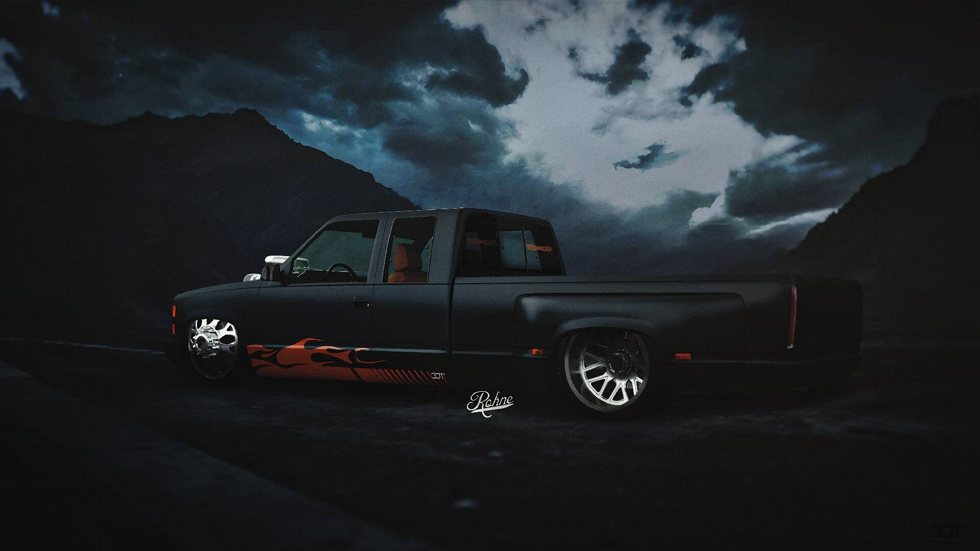 Chevrolet K3500 Extended Cab Pickup Truck 1988