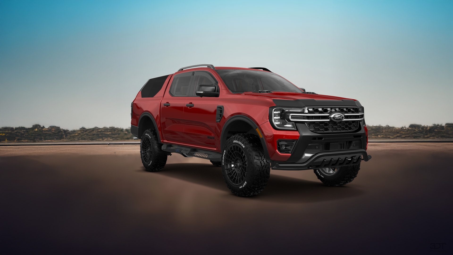 Ford Ranger 4 Door pickup truck 2022 tuning