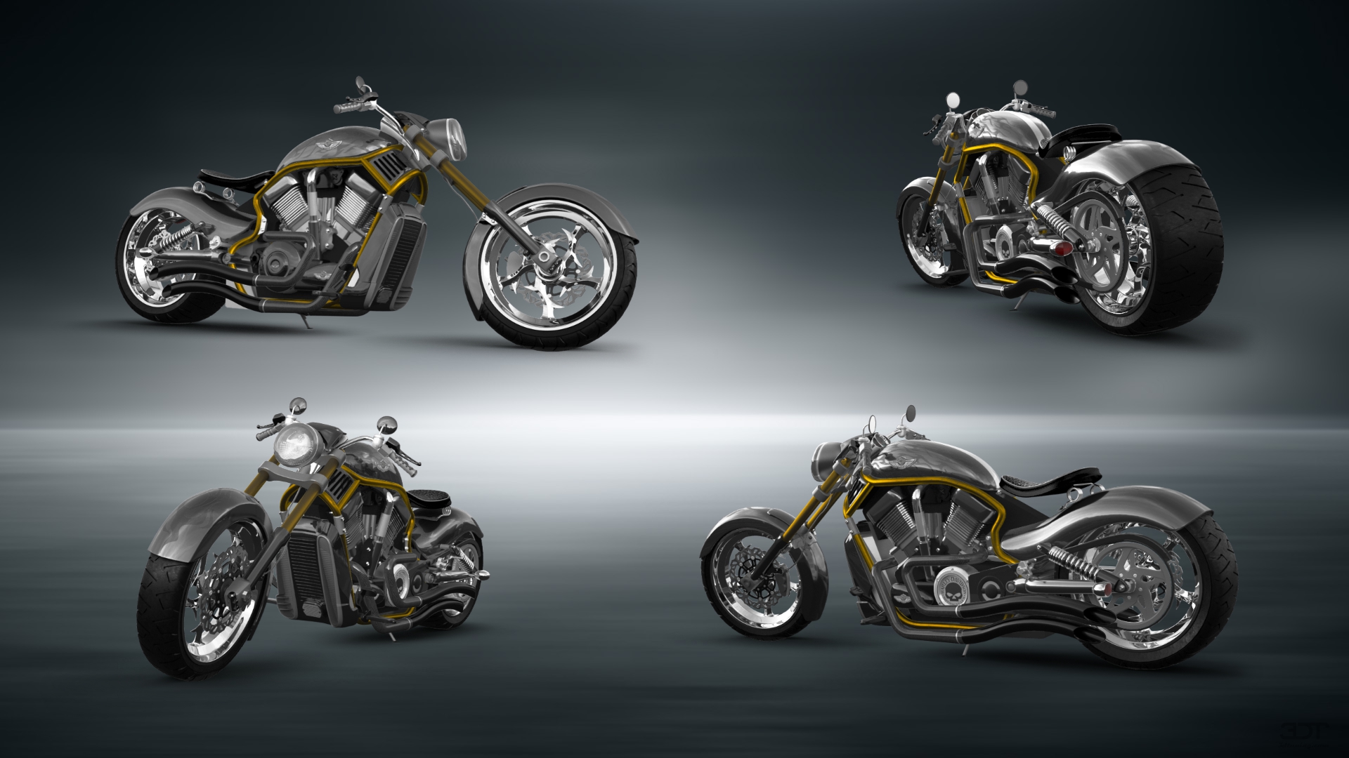 Harley-Davidson Custom Chopper Cruiser 2011 tuning