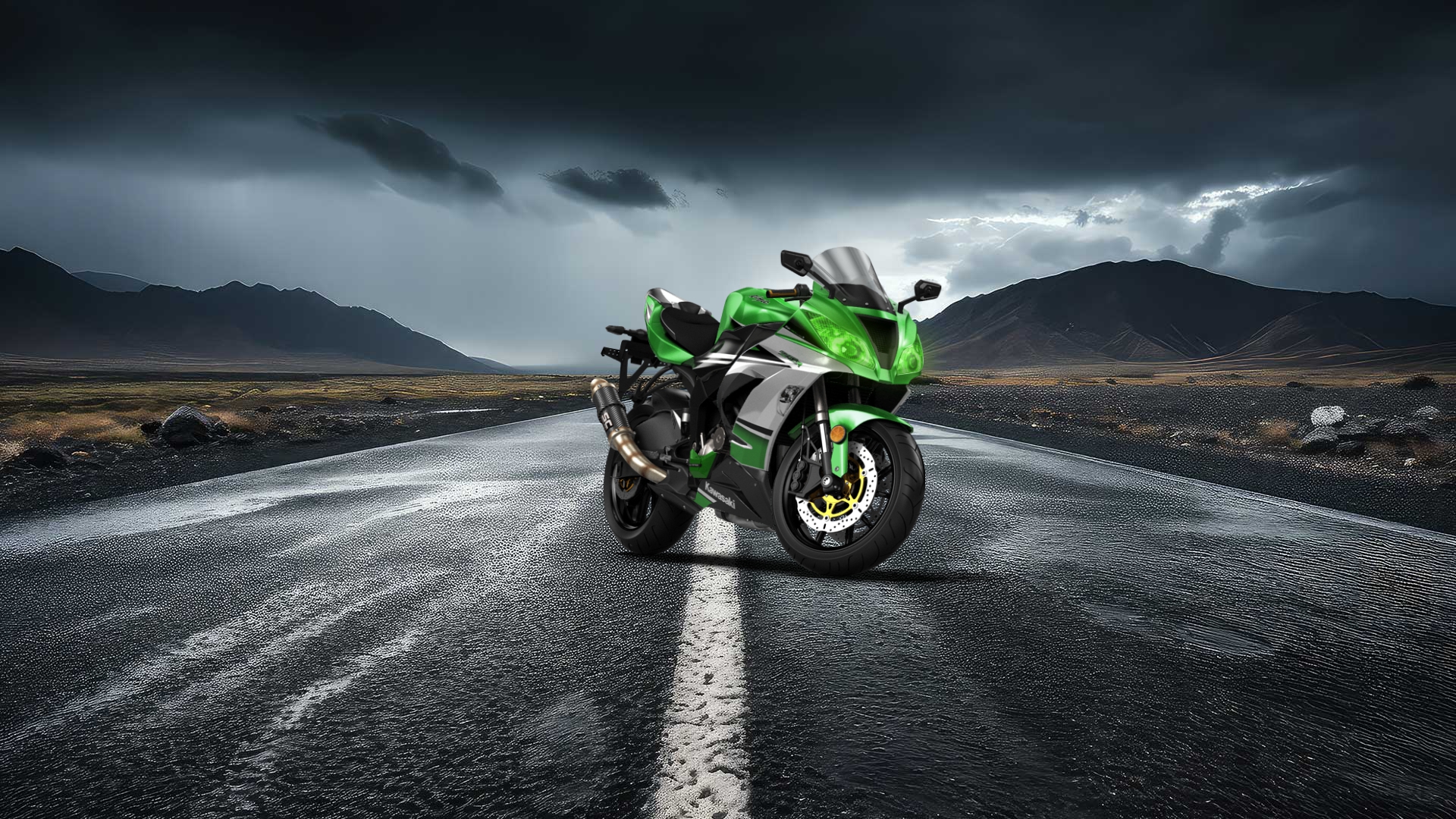 Kawasaki Ninja ZX 6R Sport Bike 2015 tuning