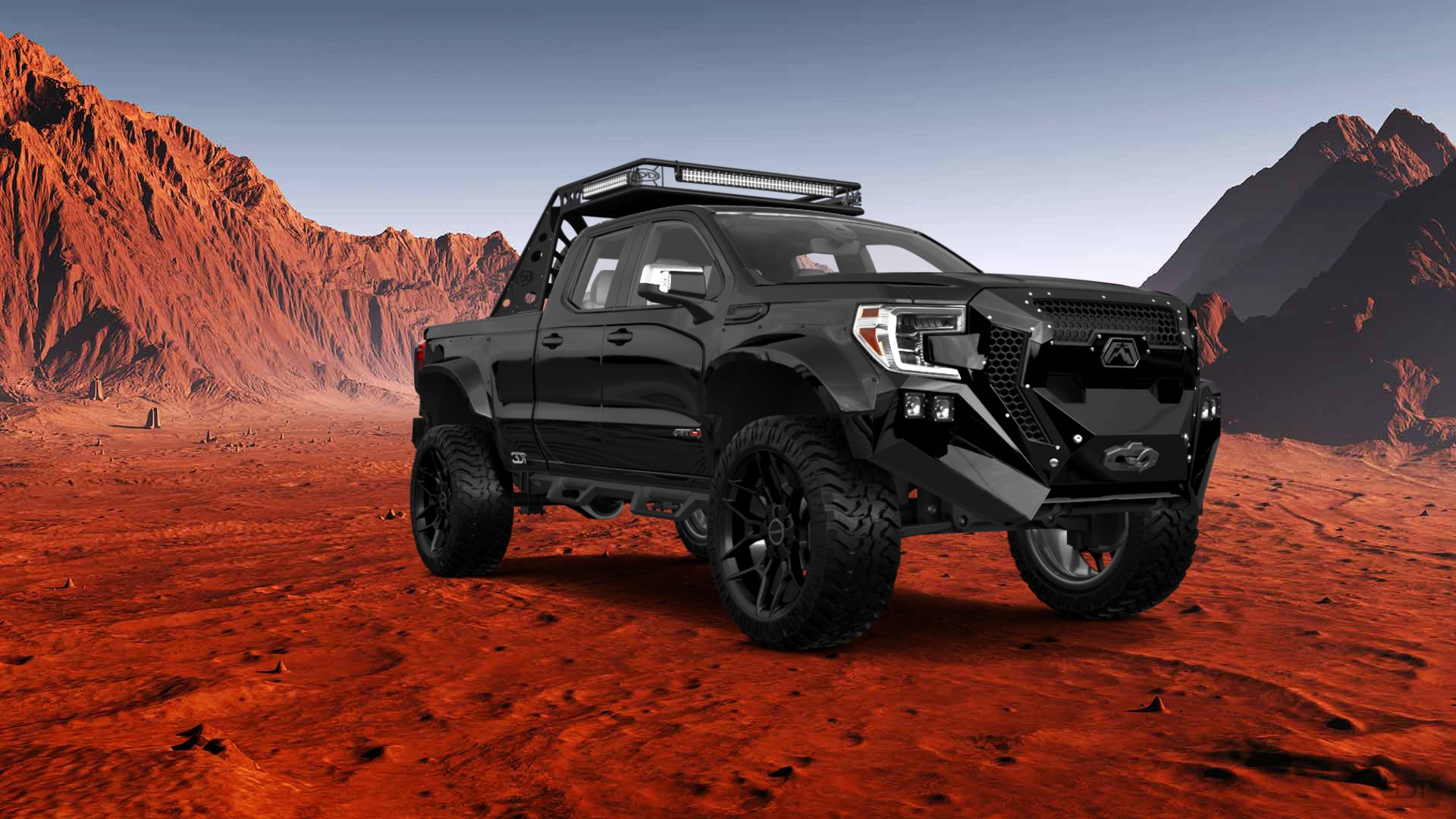 GMC Sierra 1500 4 Door pickup truck 2019 tuning