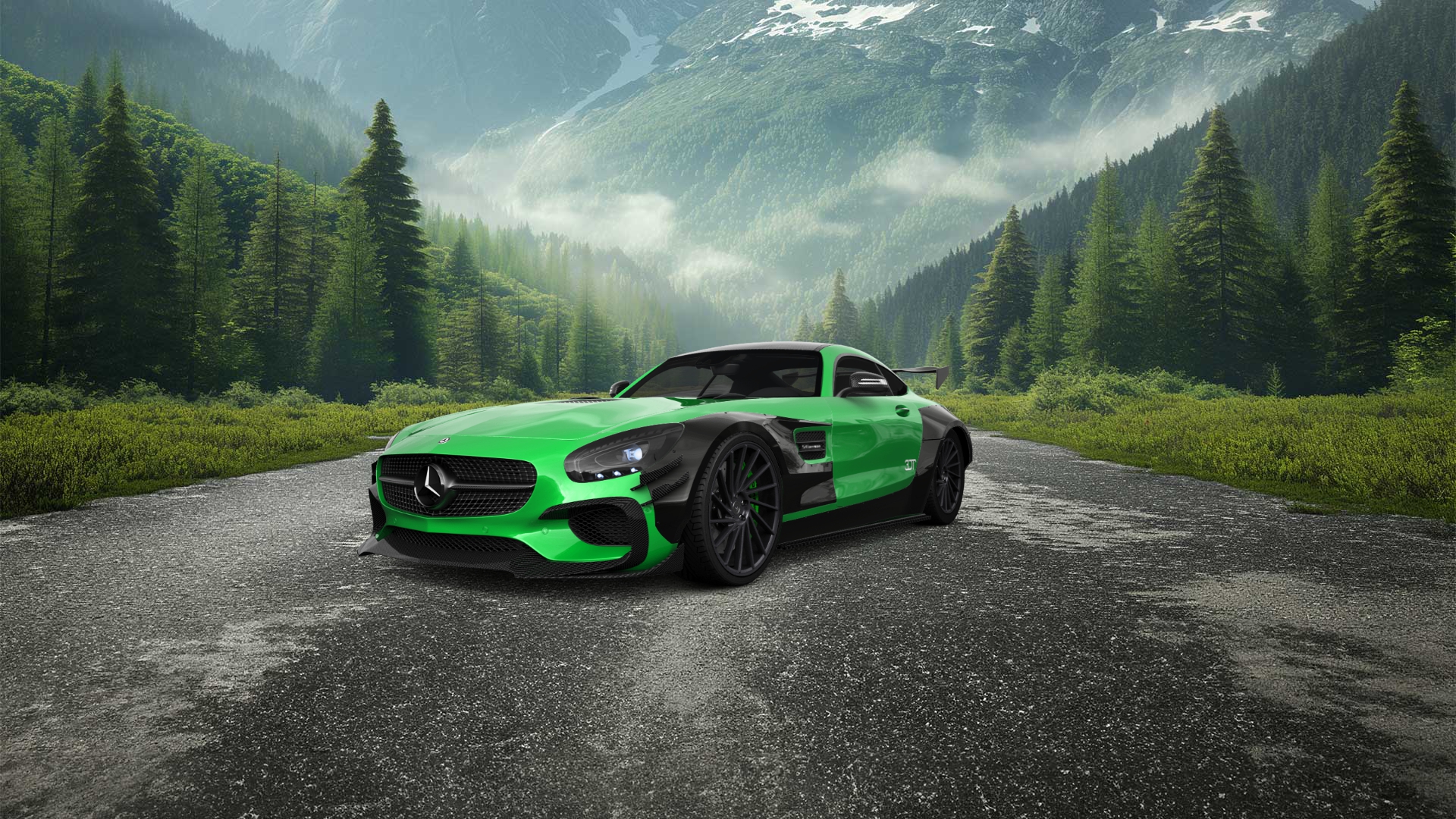 Mercedes AMG GT 2 door fastback coupe 2016