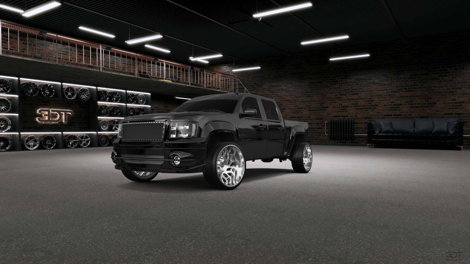 GMC Sierra 1500 Crew Cab 5.8 ft box 4 Door pickup truck 2007