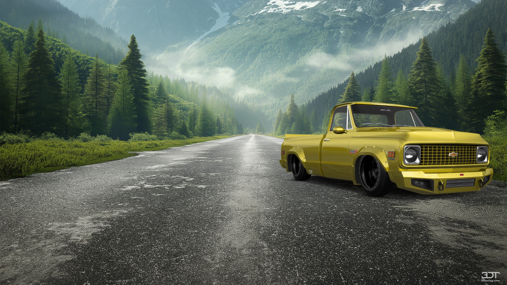 Chevrolet C-10 Cheyenne 2 Door pickup truck 1972 Images