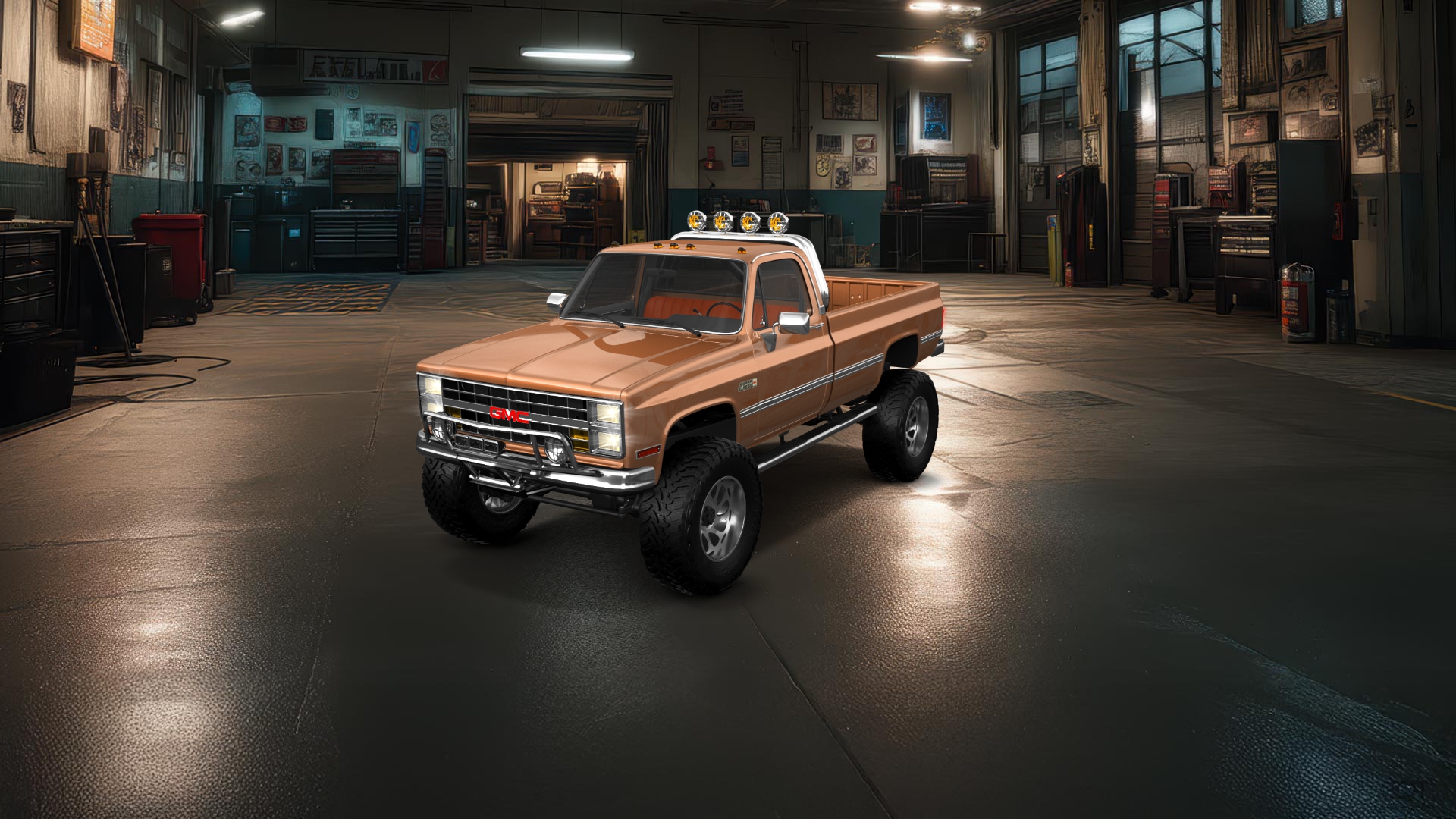 GMC Sierra 1500 2 Door pickup truck 1985 tuning