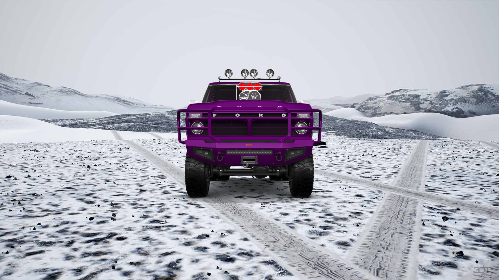 Ford F-350 Dually 2 Door pickup truck 1974 tuning