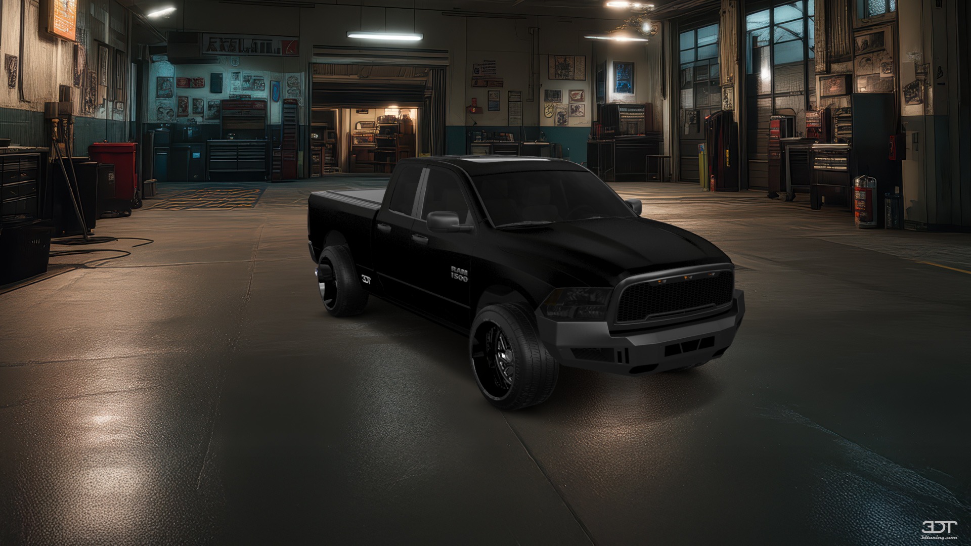 Dodge Ram 1500 6.4' box Extended Cab 4 Door pickup truck 2009 tuning