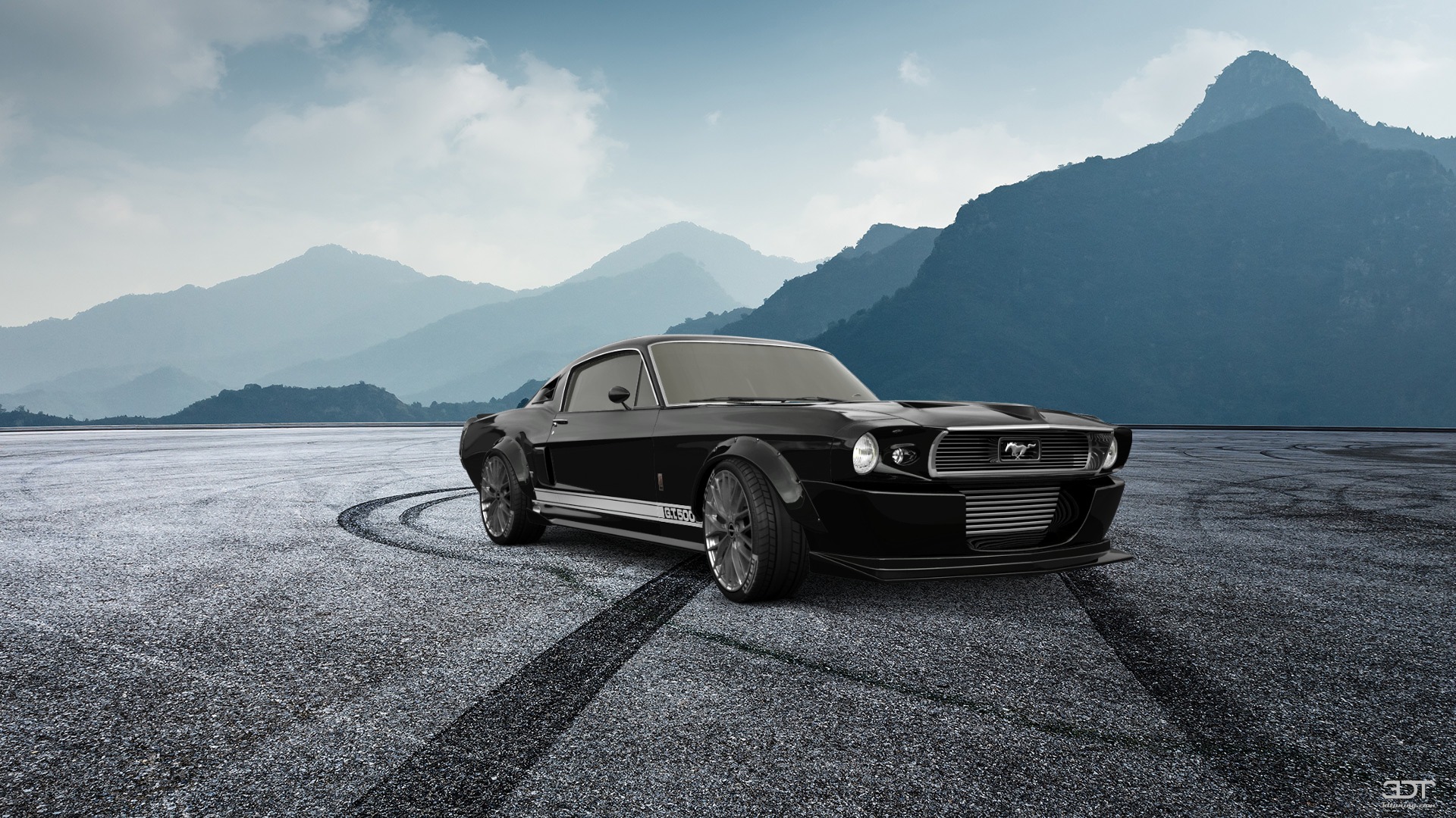 Mustang GT500 2 Door Coupe 1968 tuning
