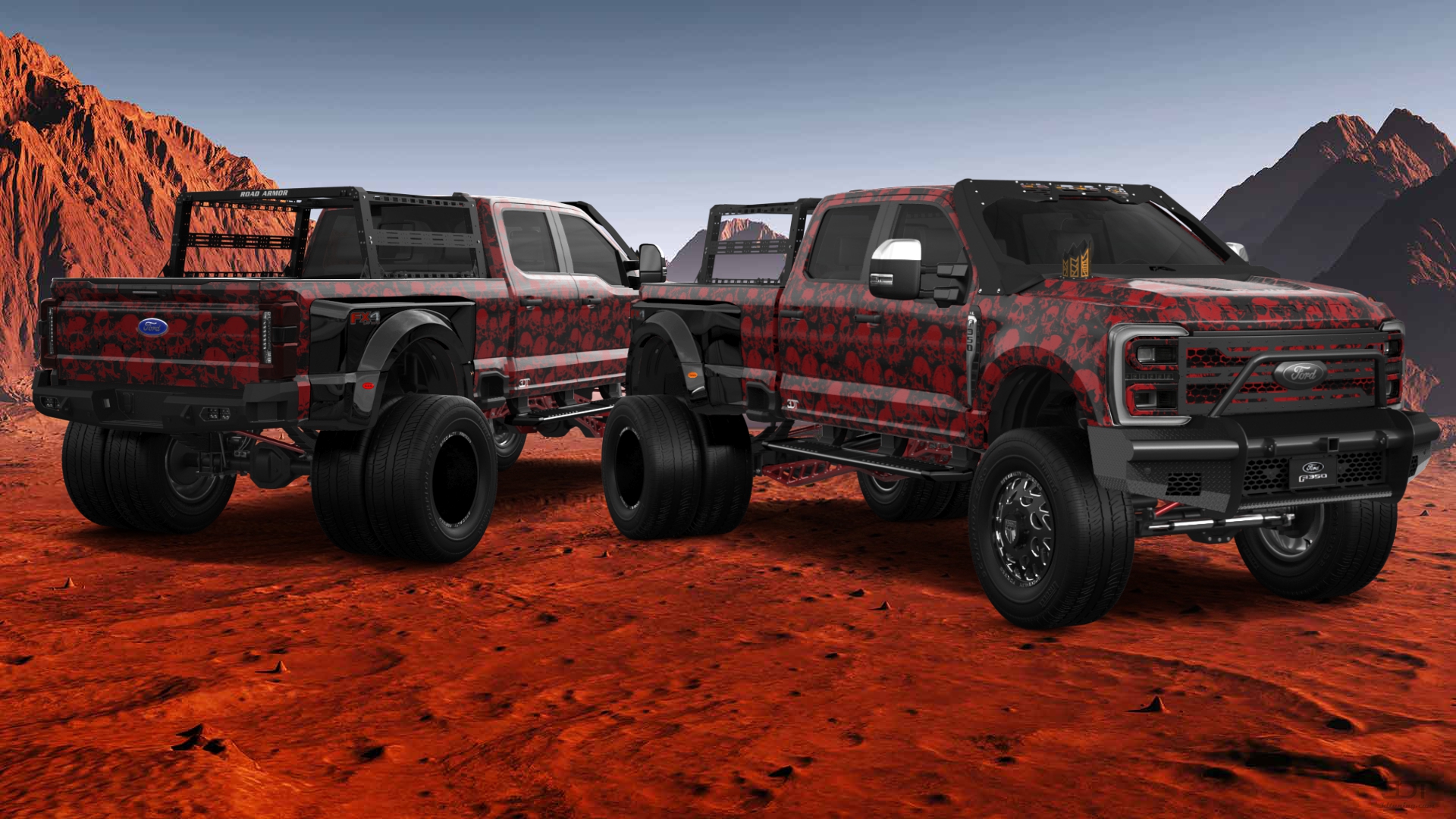 Ford F-350 DRW Crew Cab 4 Door pickup truck 2023 tuning